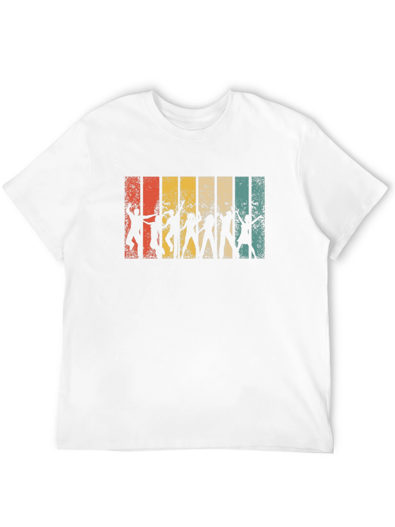 Retro Dance Silhouette Black T-Shirt