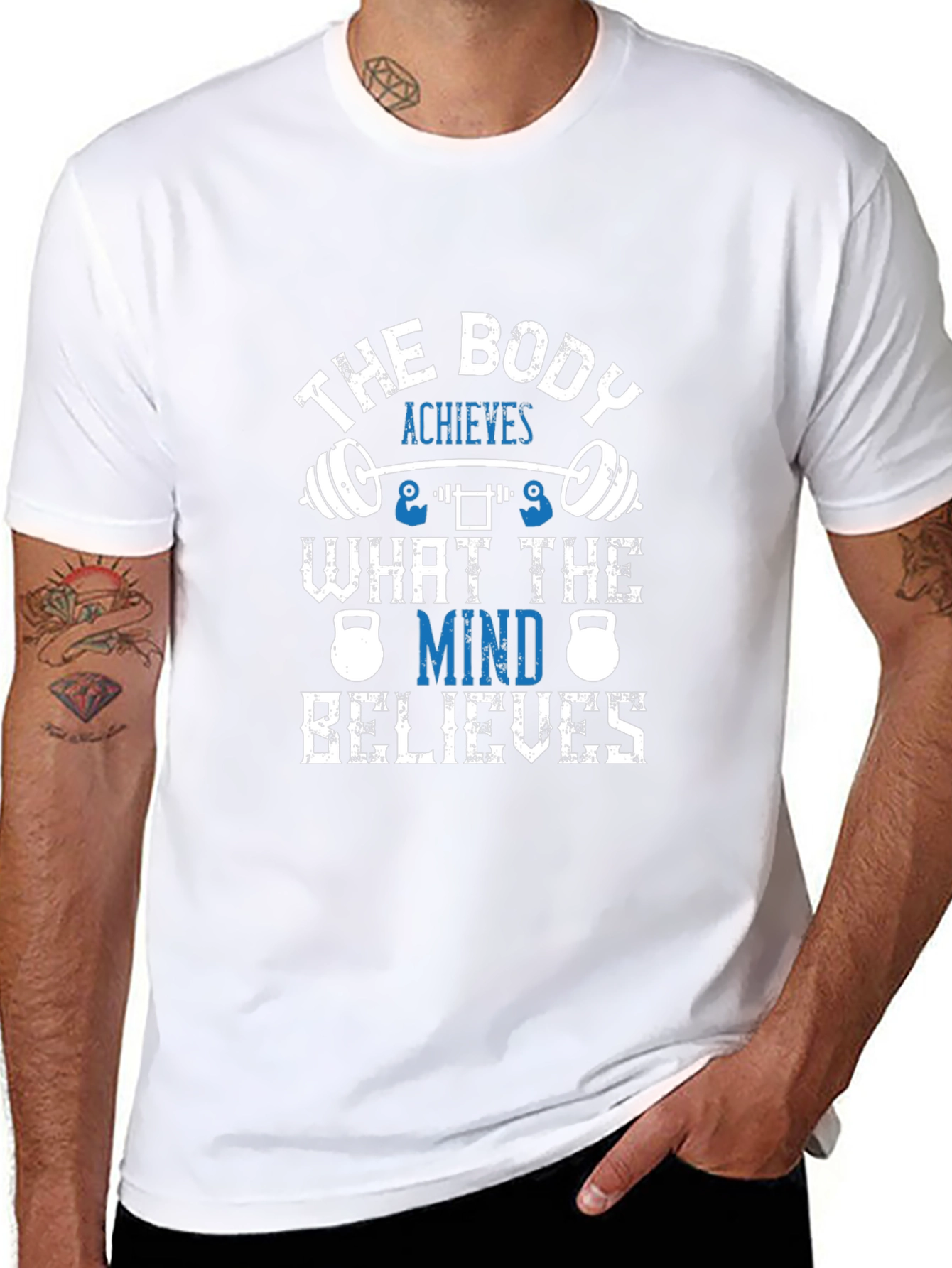The Body Achieves Motivational Gym T-Shirt