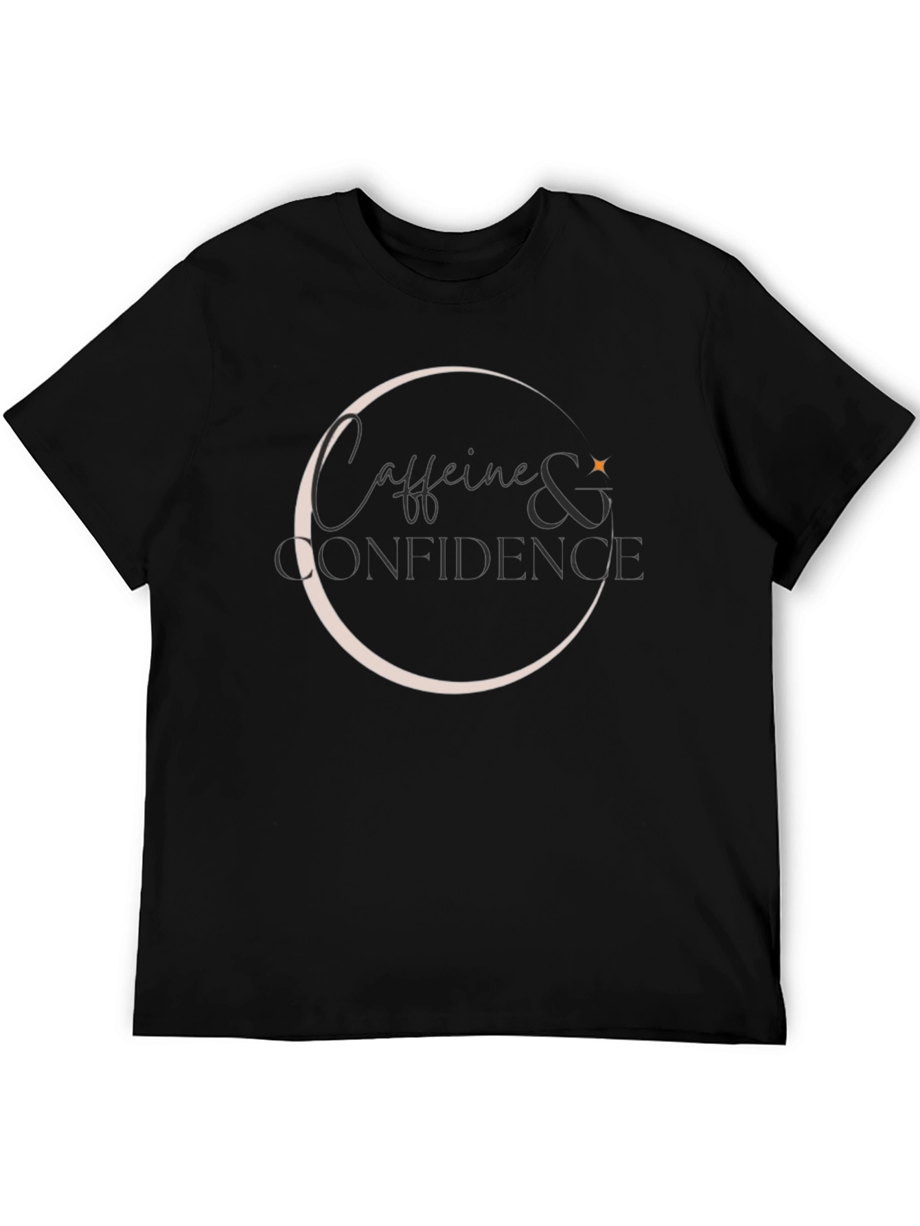 Caffeine & Confidence Black T-Shirt