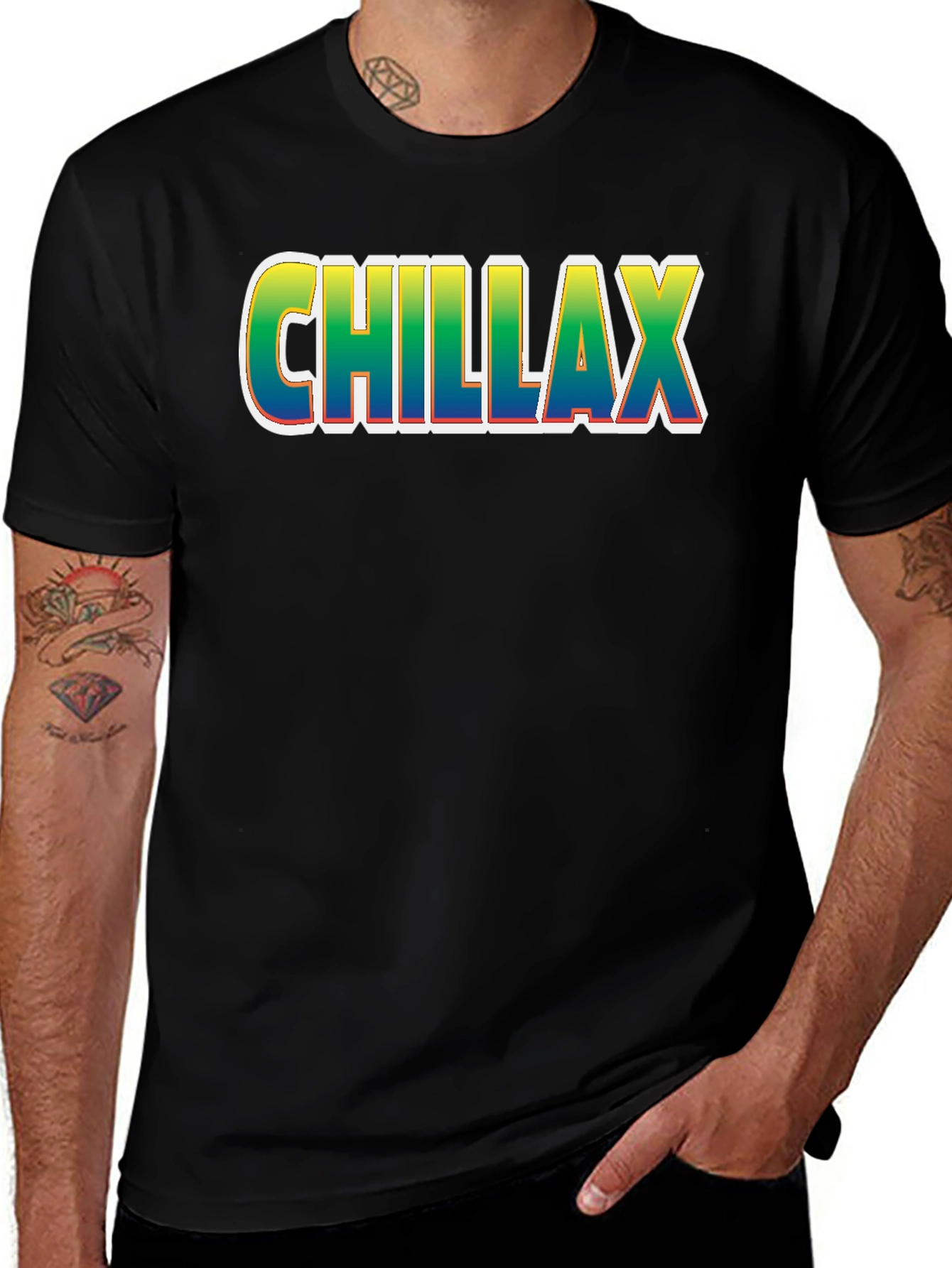 Chillax Graphic T-Shirt - Relaxed Vibes