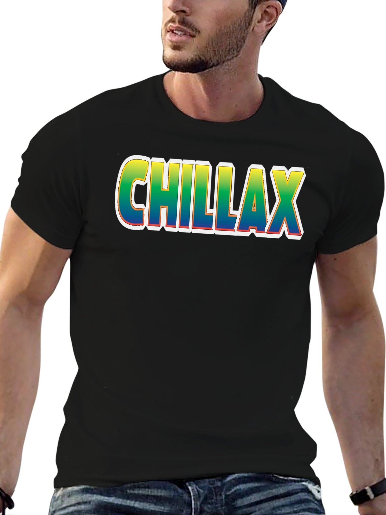 Chillax Graphic T-Shirt - Relaxed Vibes