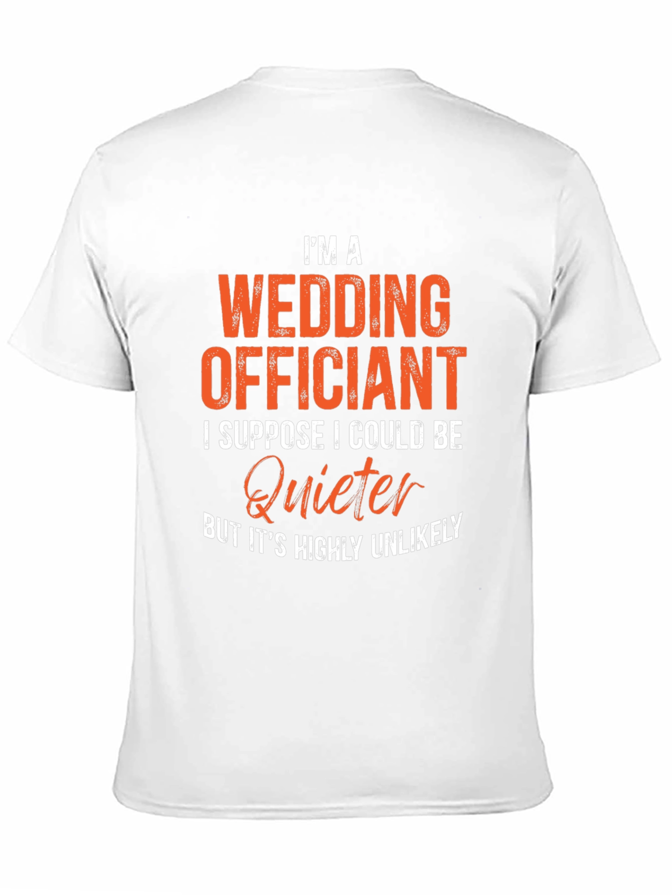 Wedding Officiant T-Shirt - Loud & Proud