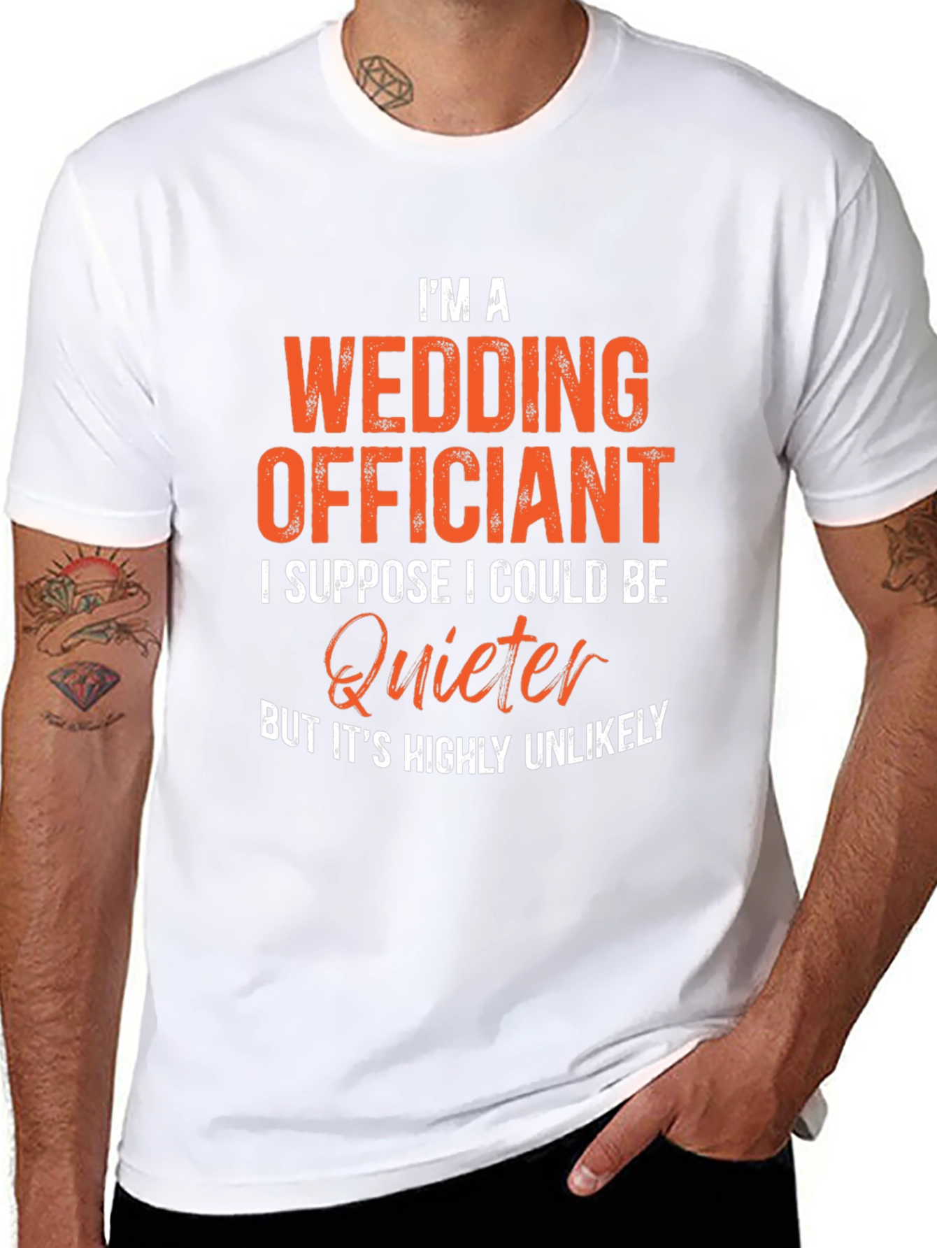 Wedding Officiant T-Shirt - Loud & Proud