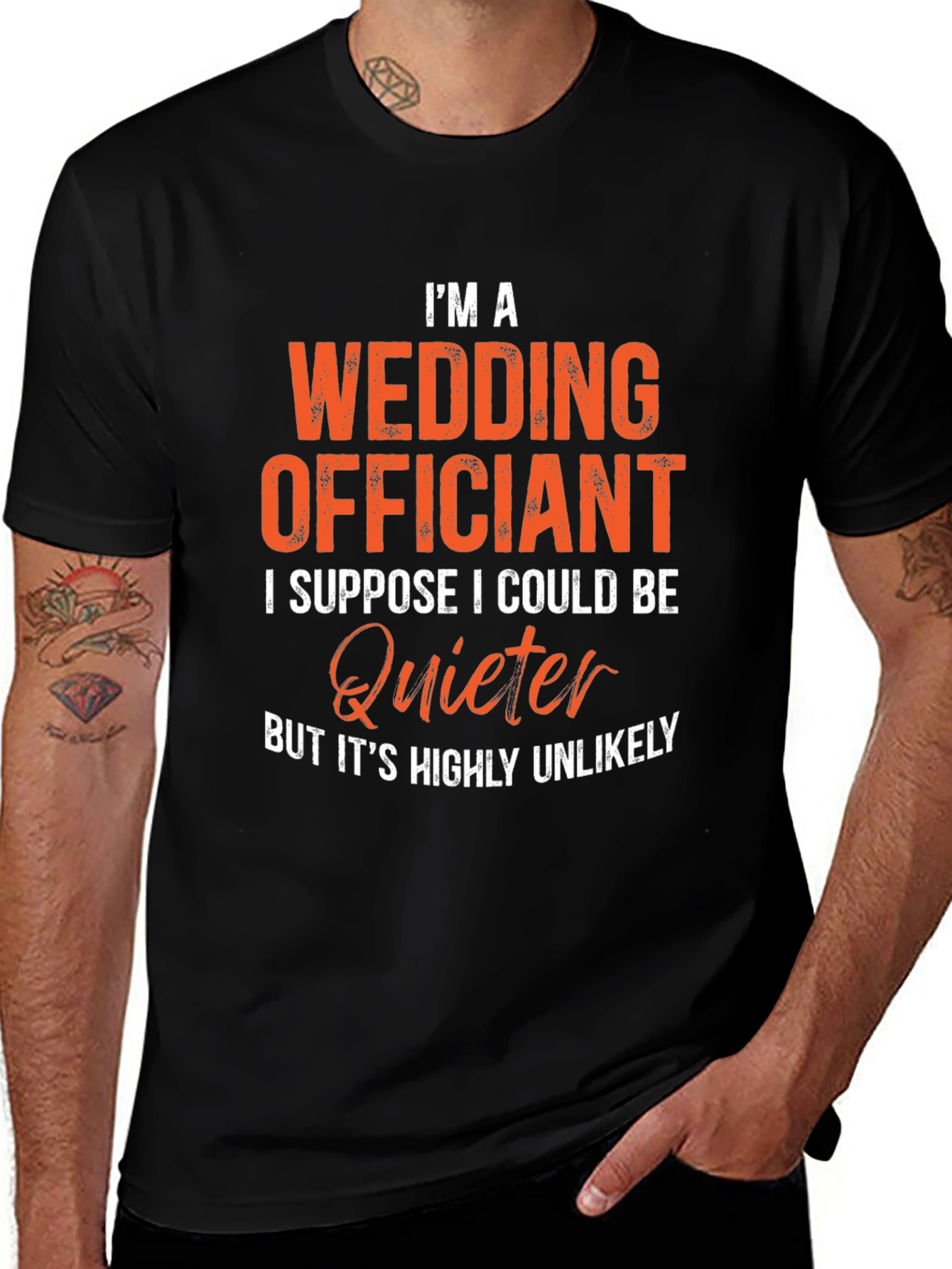 Wedding Officiant T-Shirt - Loud & Proud