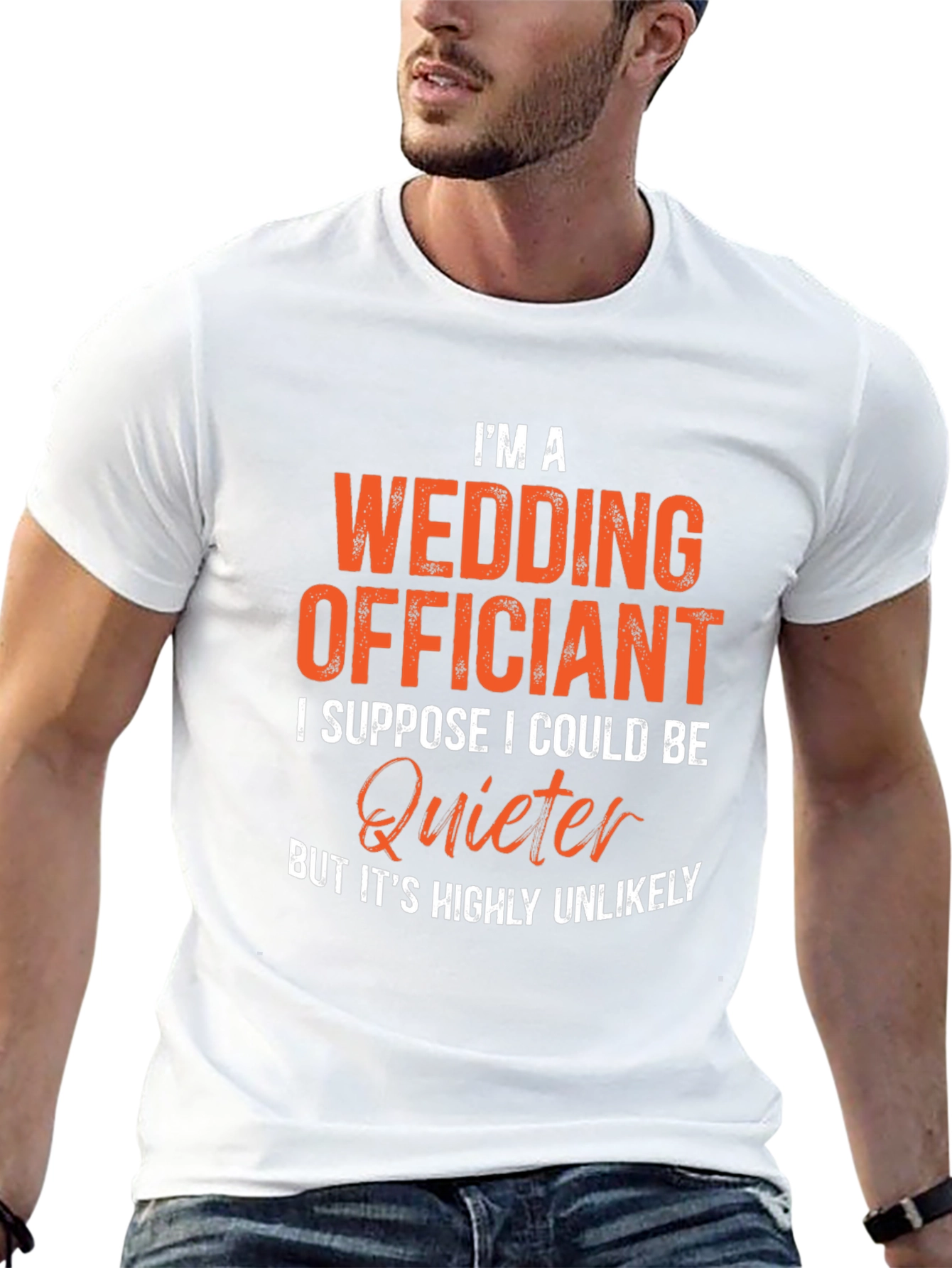 Wedding Officiant T-Shirt - Loud & Proud