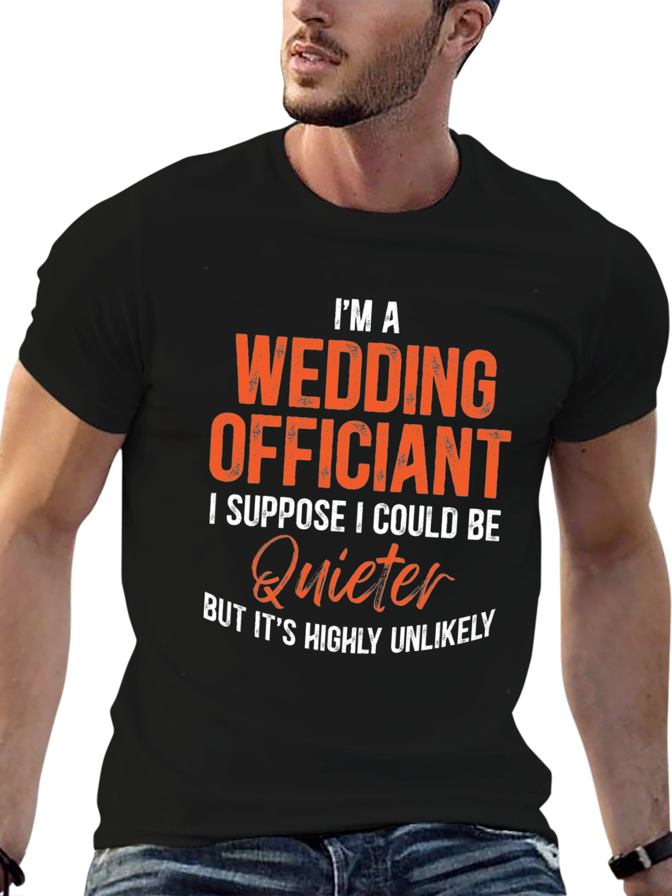 Wedding Officiant T-Shirt - Loud & Proud