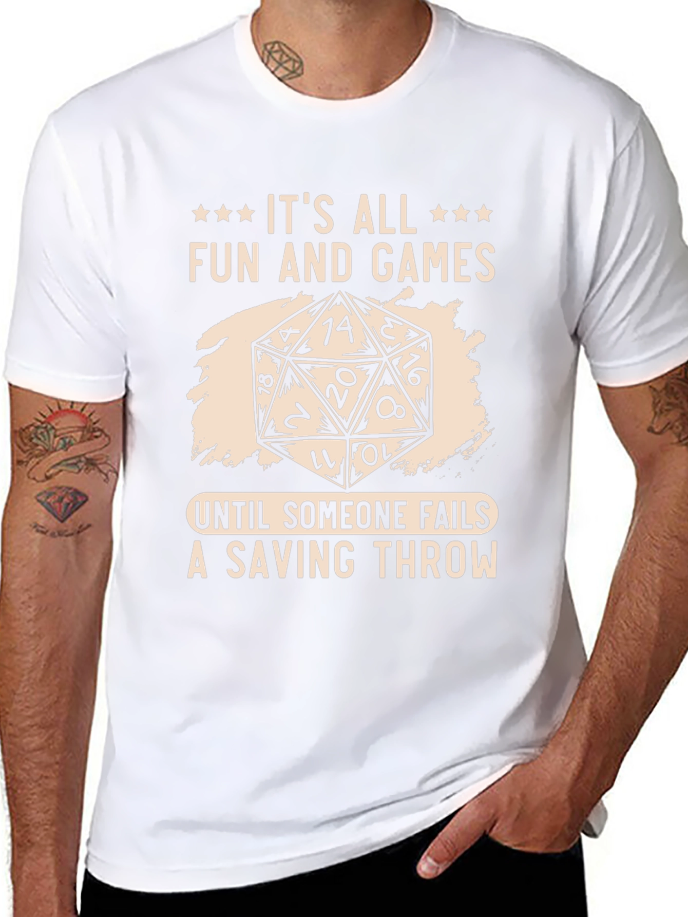 D&D Saving Throw T-Shirt - Fun and Games