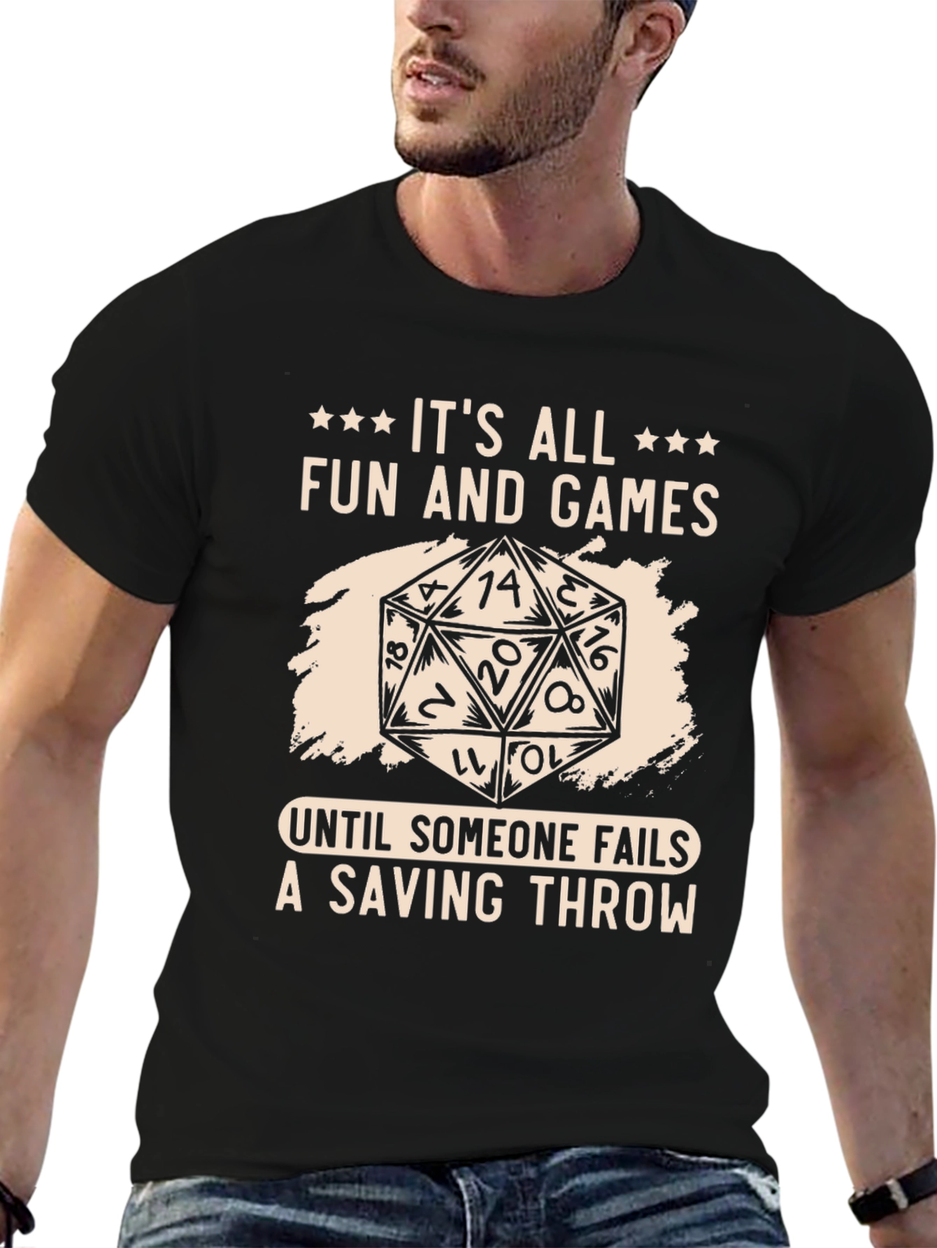 D&D Saving Throw T-Shirt - Fun and Games