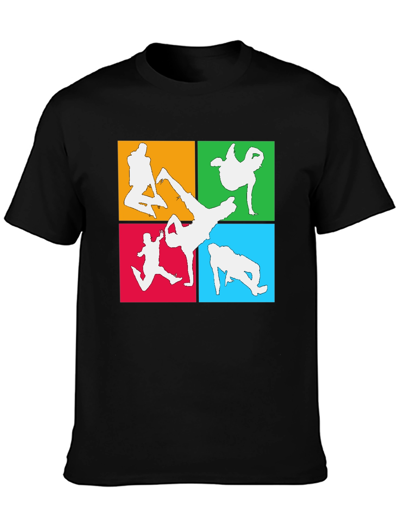 Breakdance Silhouette Graphic T-Shirt