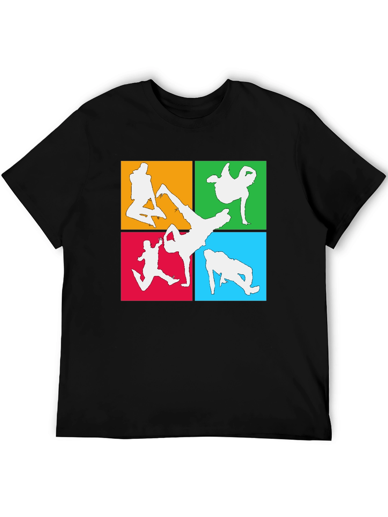 Breakdance Silhouette Graphic T-Shirt