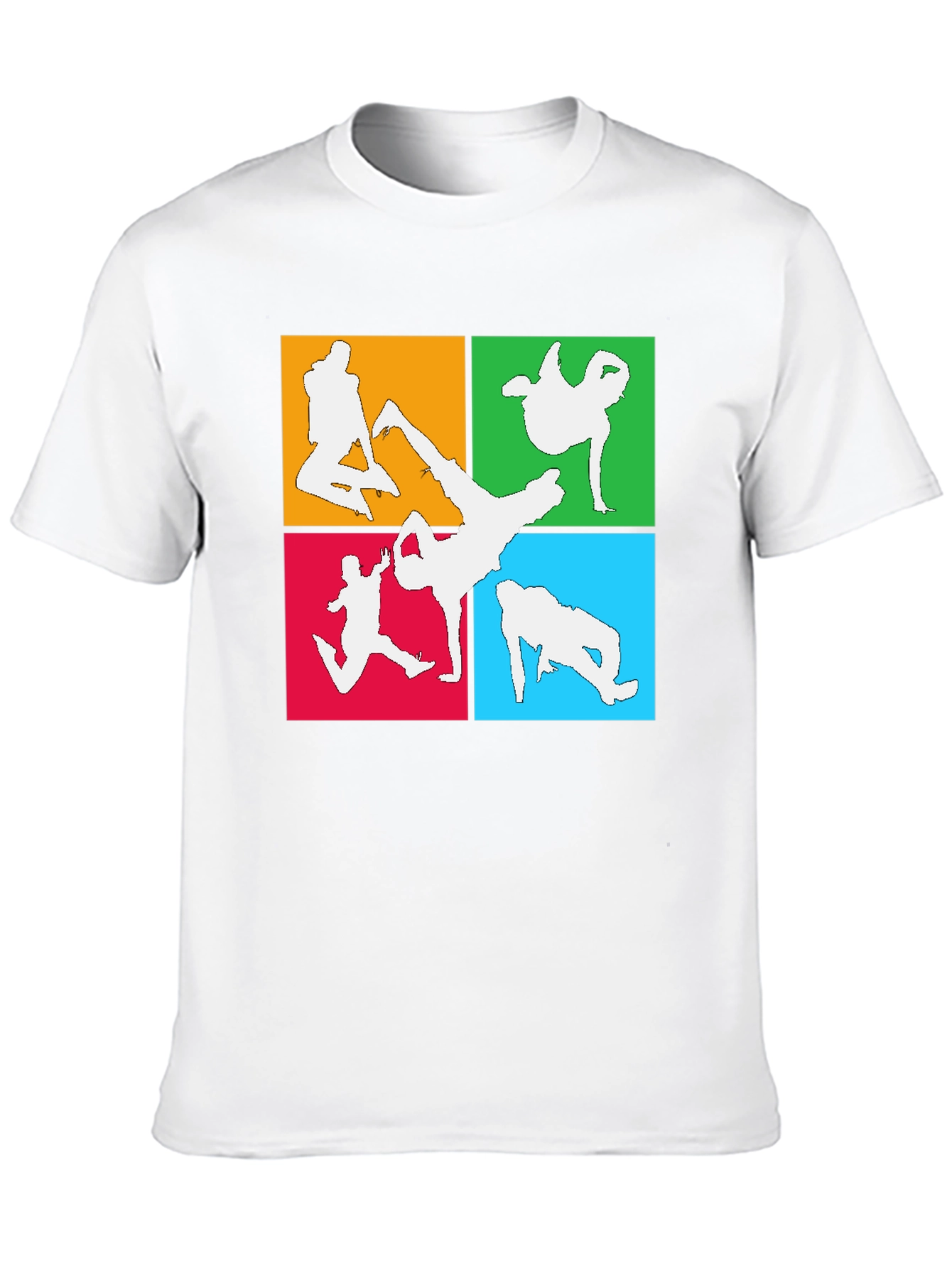 Breakdance Silhouette Graphic T-Shirt