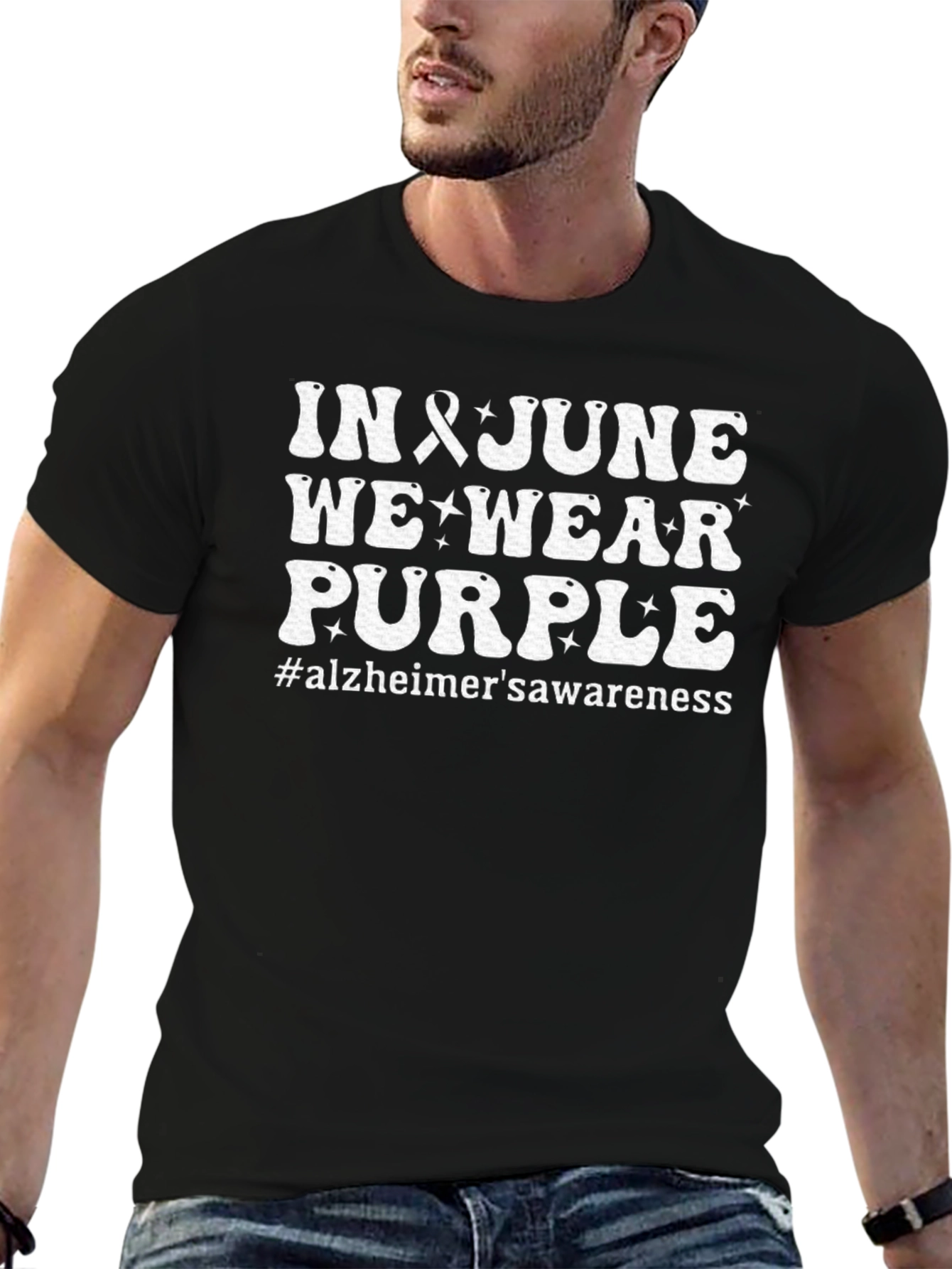 Alzheimers Awareness Purple T-Shirt