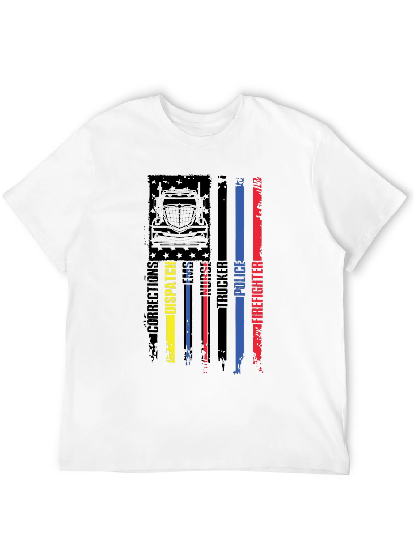 American Flag First Responder Graphic Tee