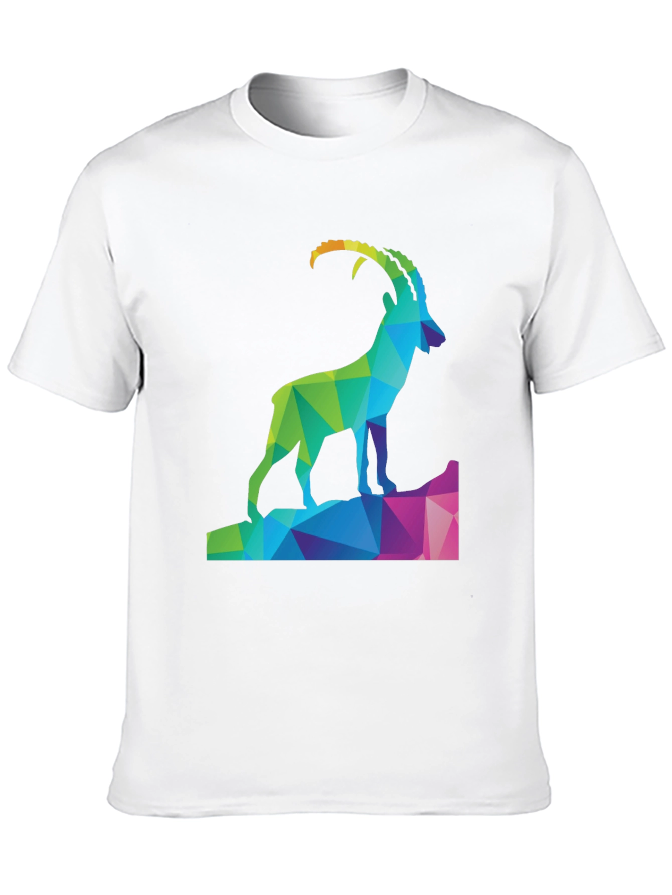 Geometric Ibex Mountain T-Shirt