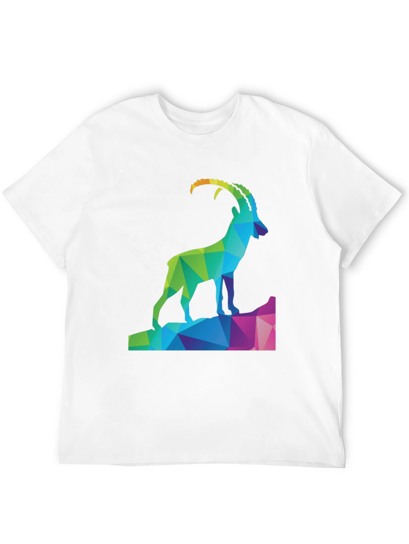 Geometric Ibex Mountain T-Shirt