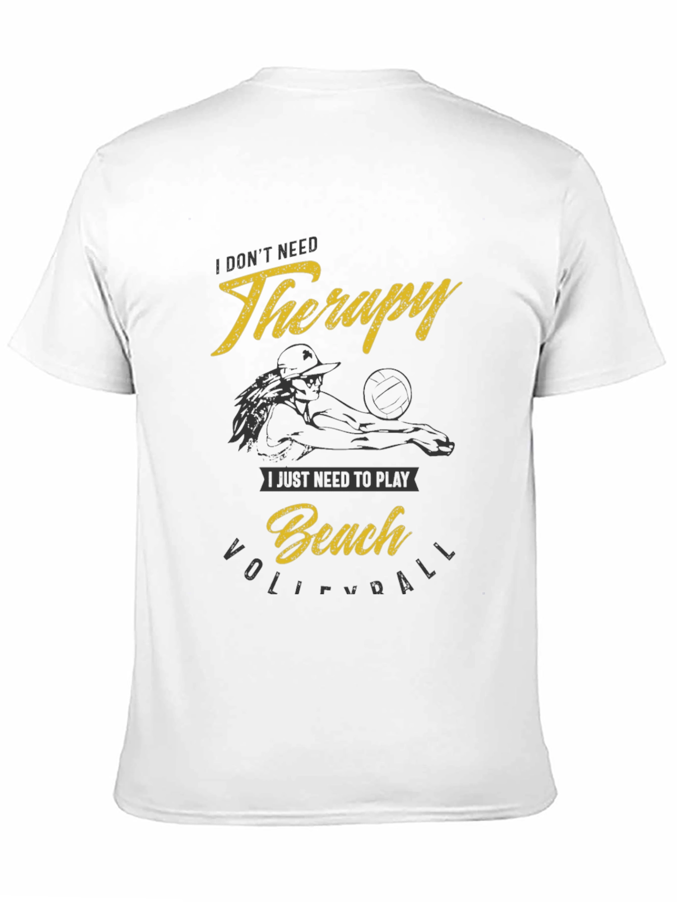 Beach Volleyball Therapy T-Shirt