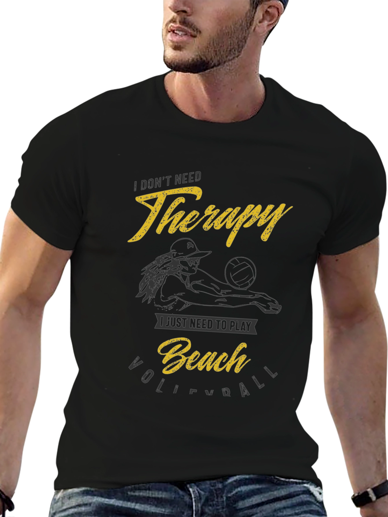 Beach Volleyball Therapy T-Shirt