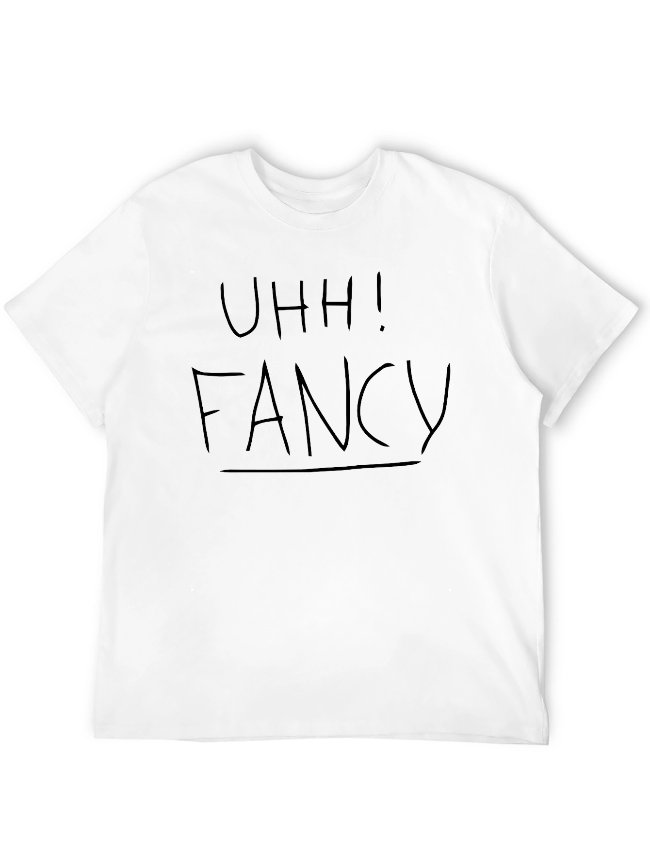 UHH! Fancy Black Graphic Tee