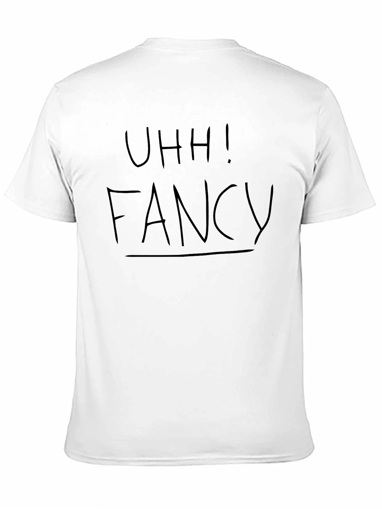 UHH! Fancy Black Graphic Tee