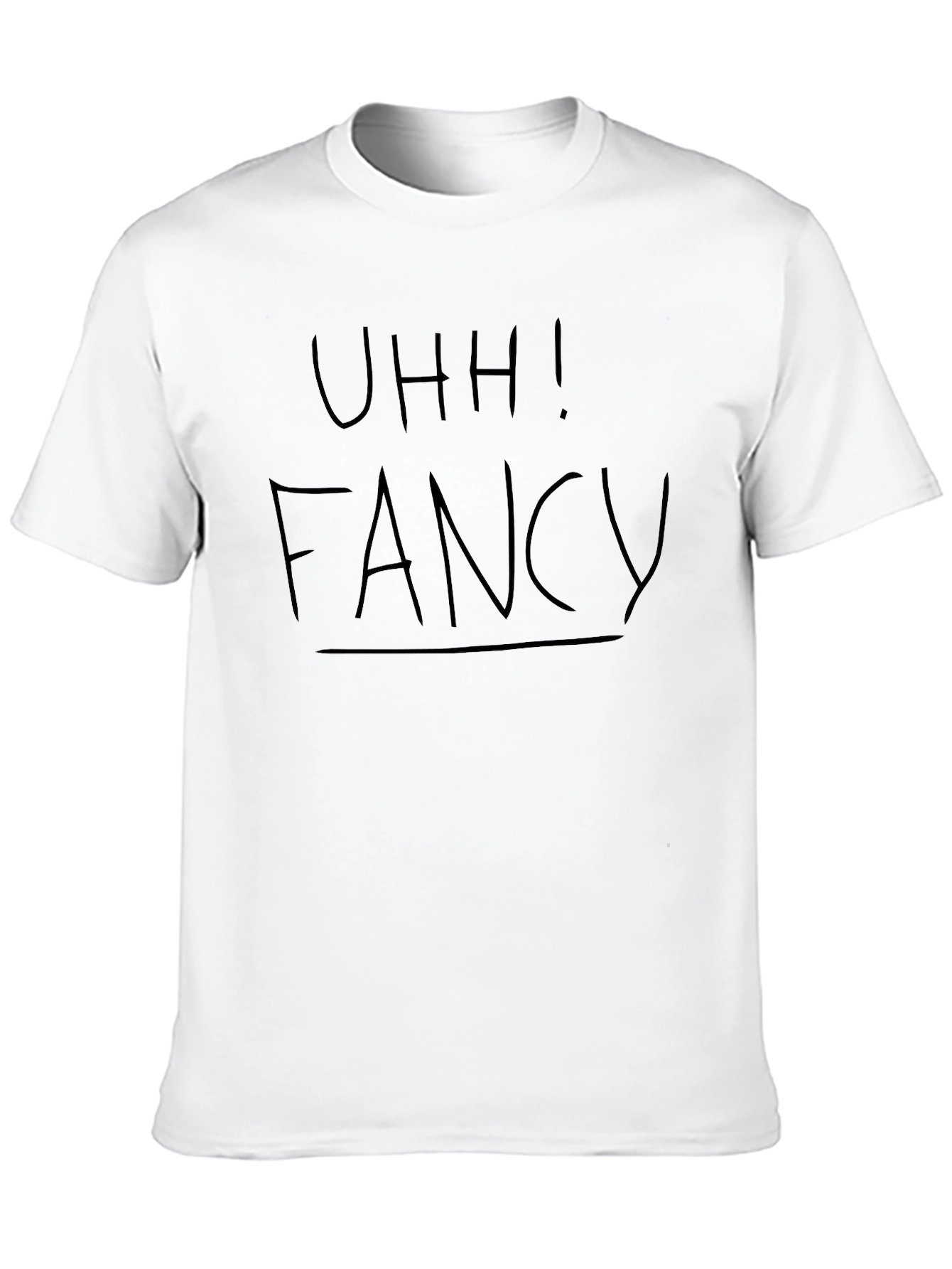 UHH! Fancy Black Graphic Tee