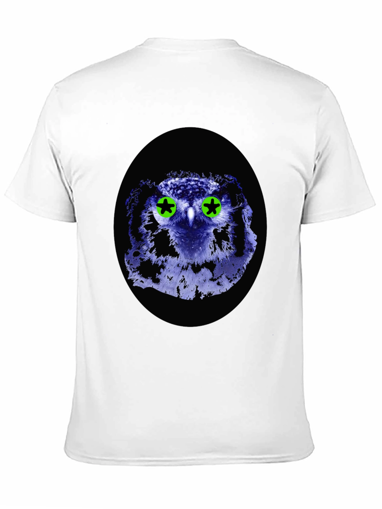 Owl Graphic Tee - Black Cotton Blend