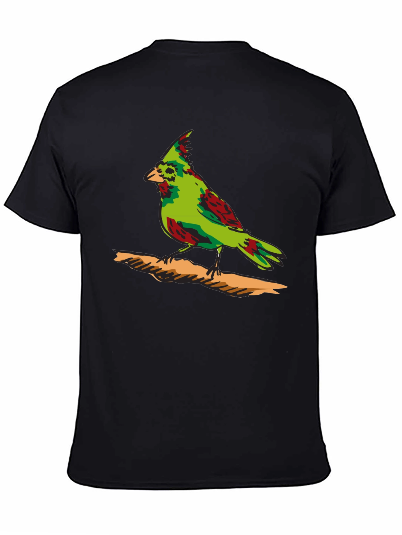 Green Cardinal Graphic Print T-Shirt
