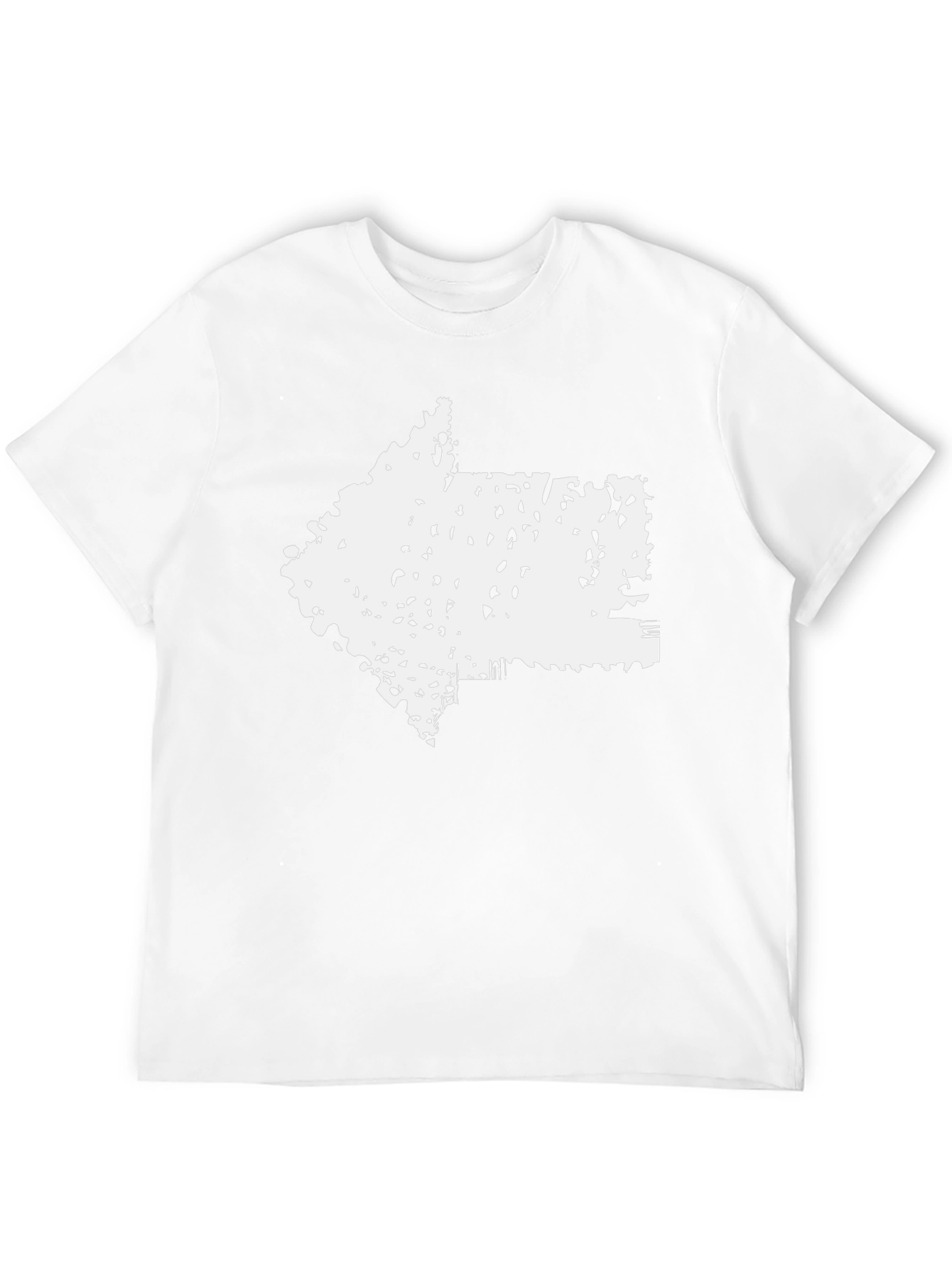 Distressed Arrow Graphic Tee - Black Cotton Blend