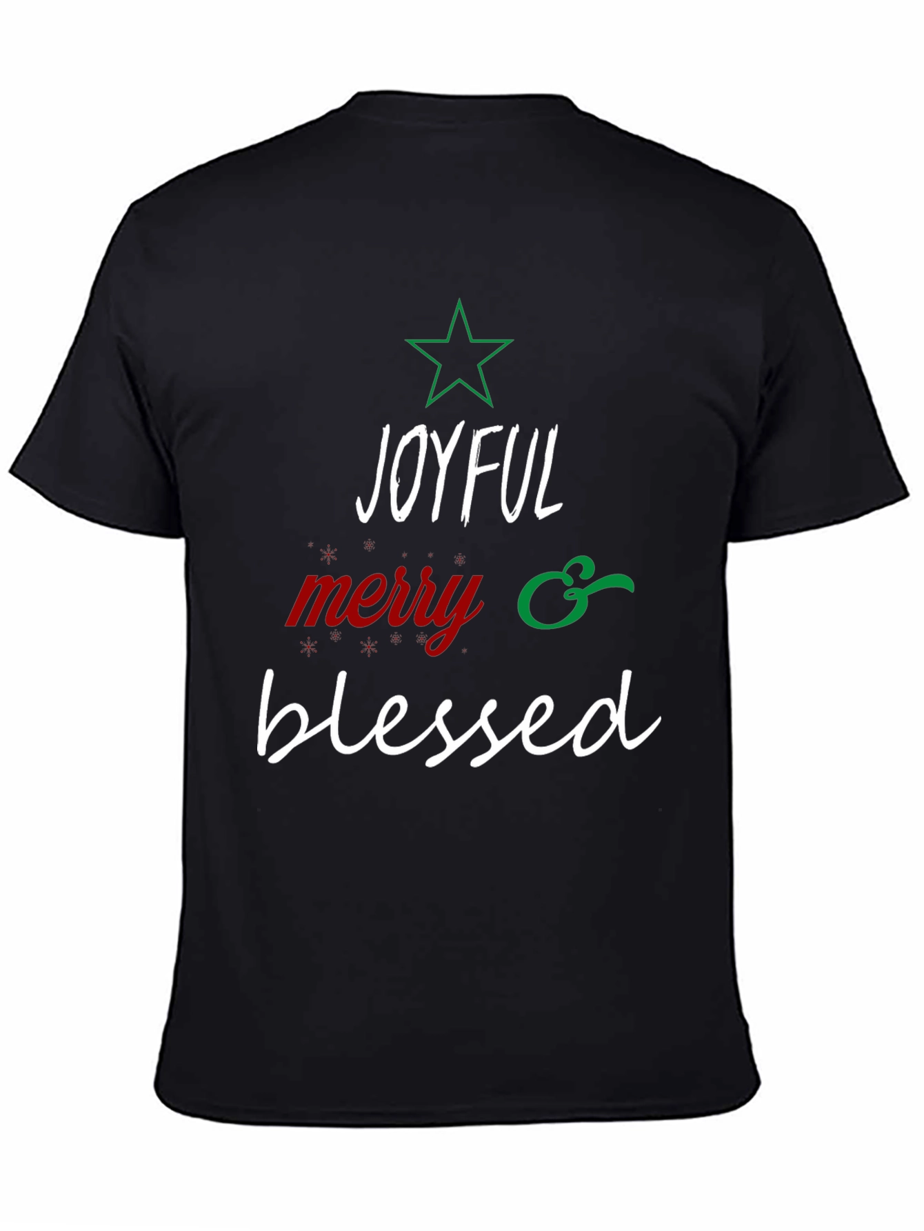 Joyful Merry & Blessed Christmas T-Shirt