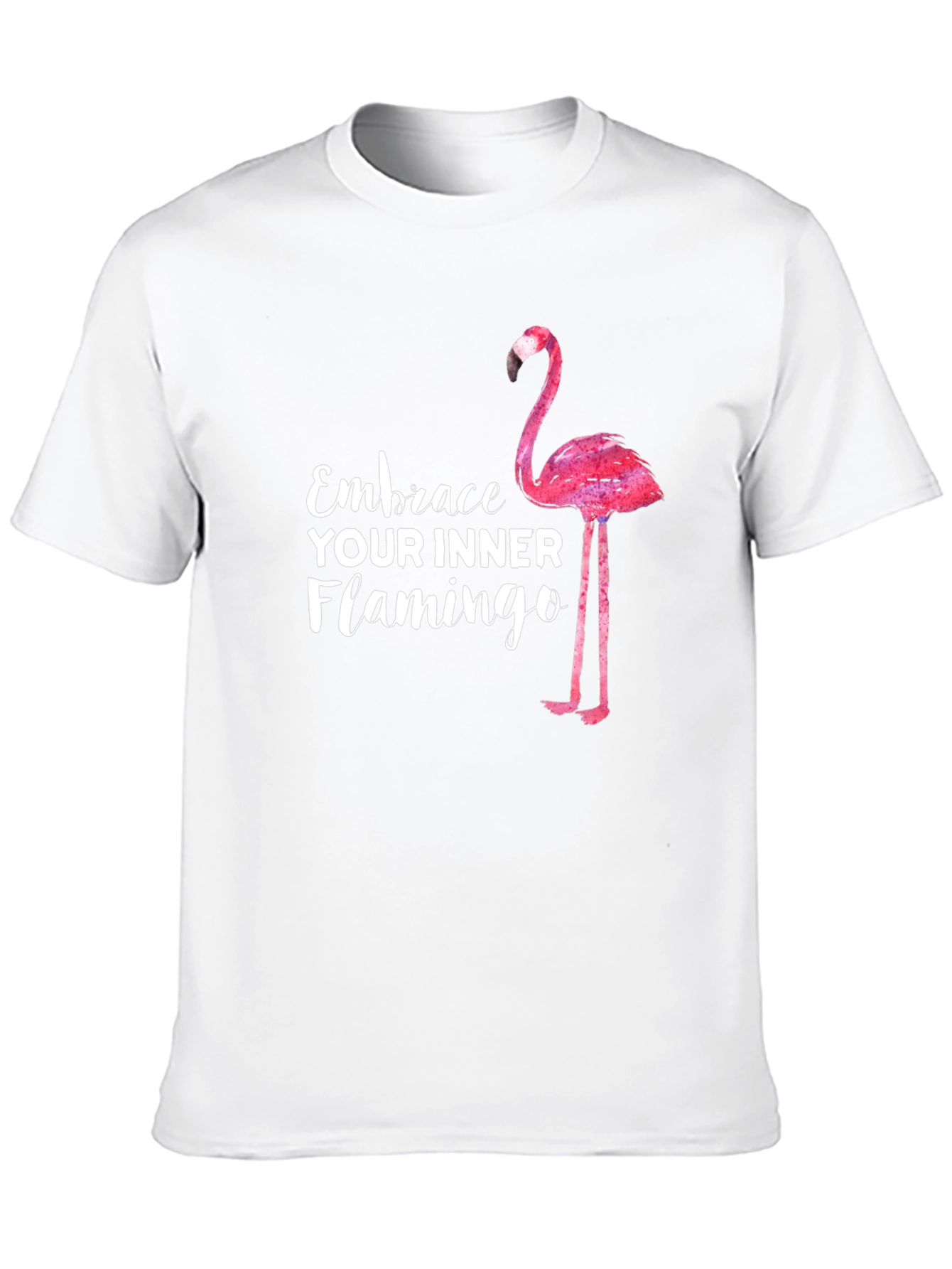 Embrace Your Inner Flamingo T-Shirt - Black
