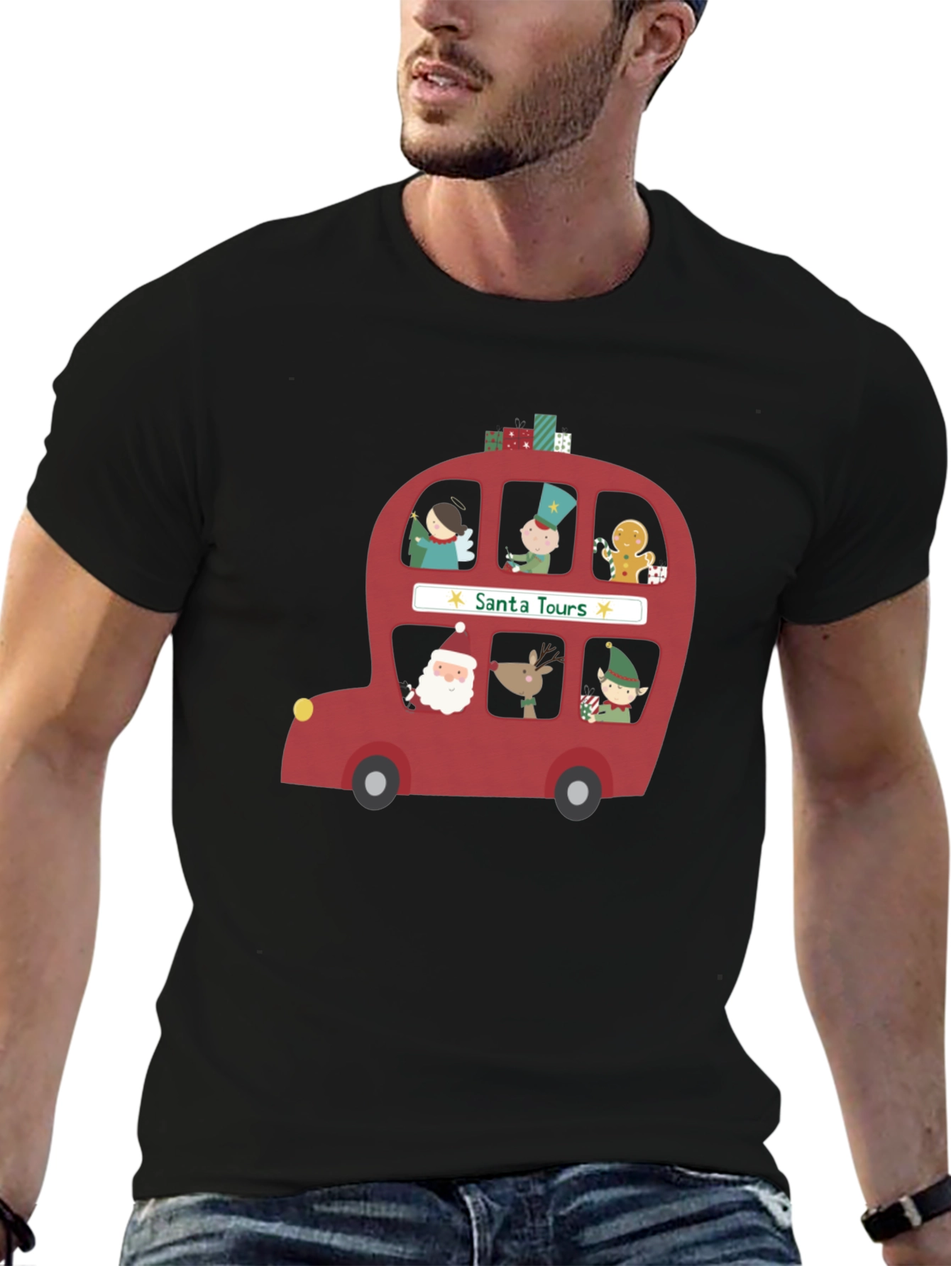 Santa Tours Christmas T-Shirt