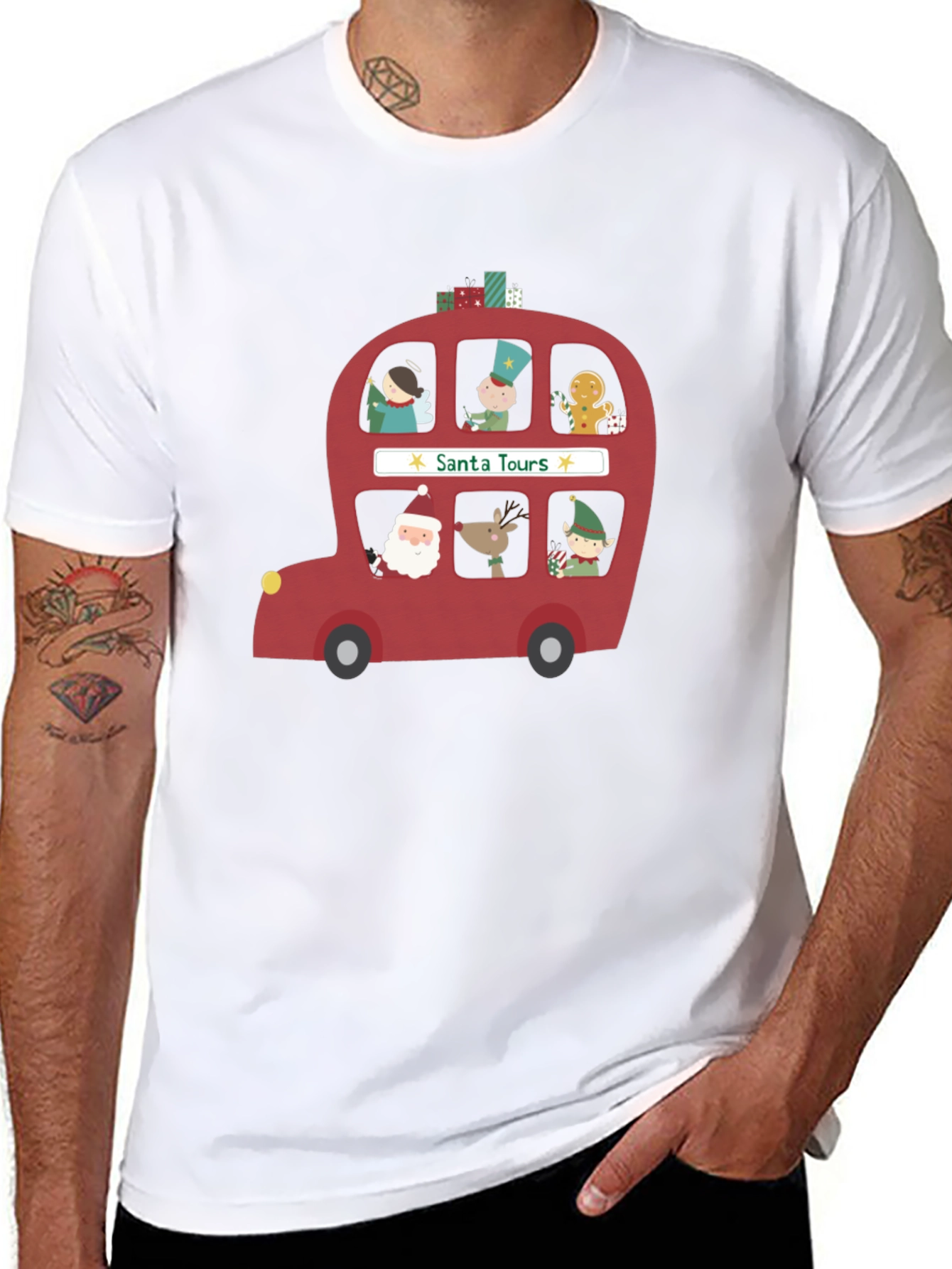 Santa Tours Christmas T-Shirt