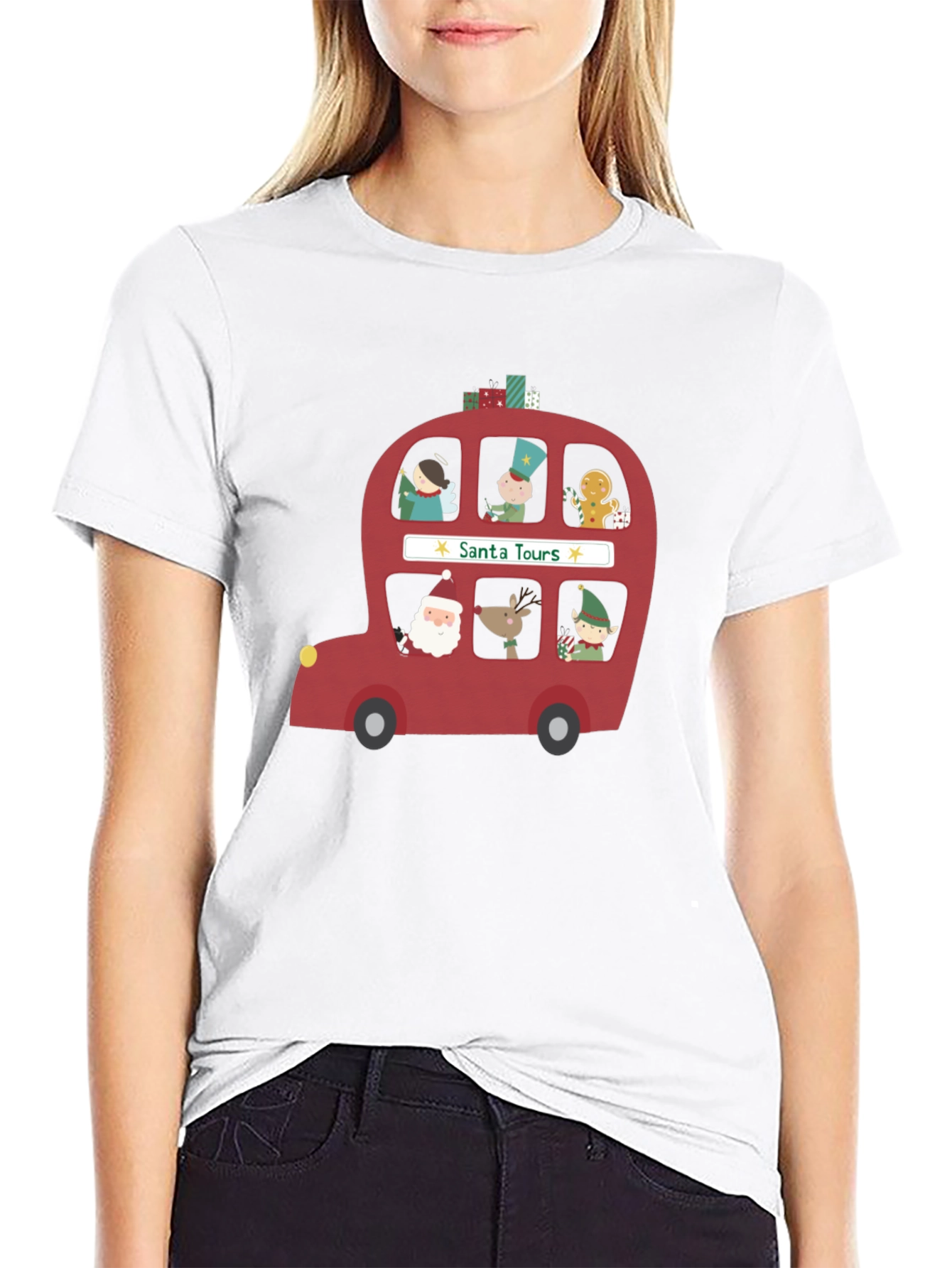 Santa Tours Christmas T-Shirt
