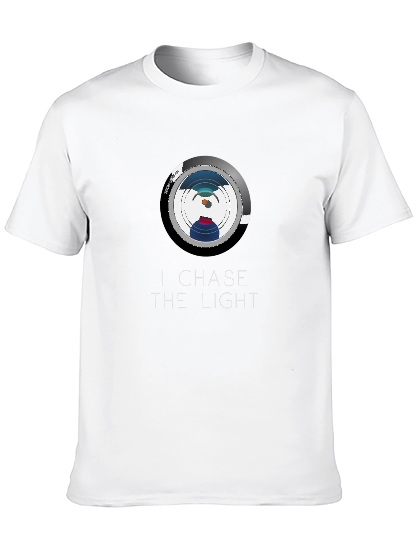 I Chase the Light Black Graphic Tee
