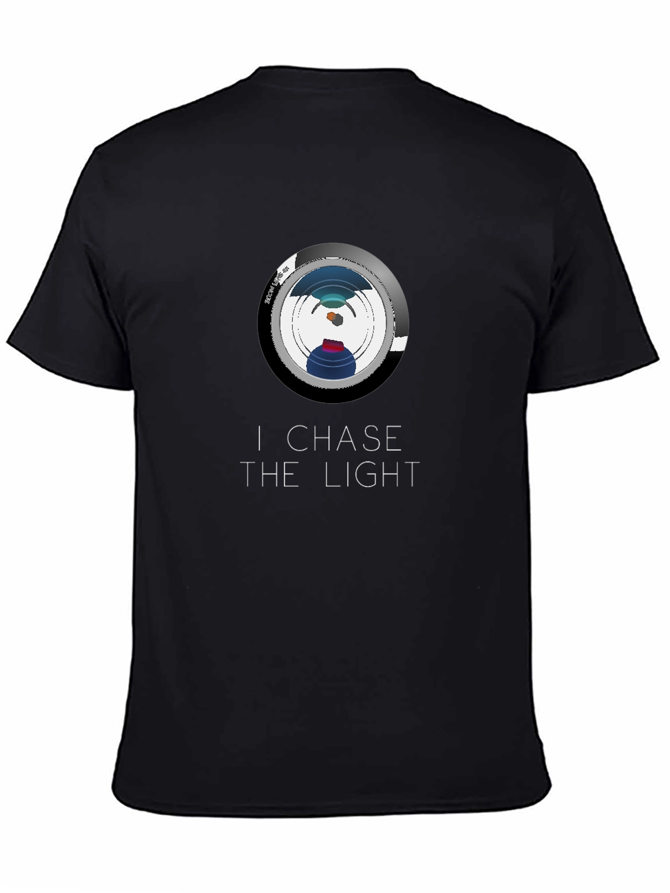 I Chase the Light Black Graphic Tee