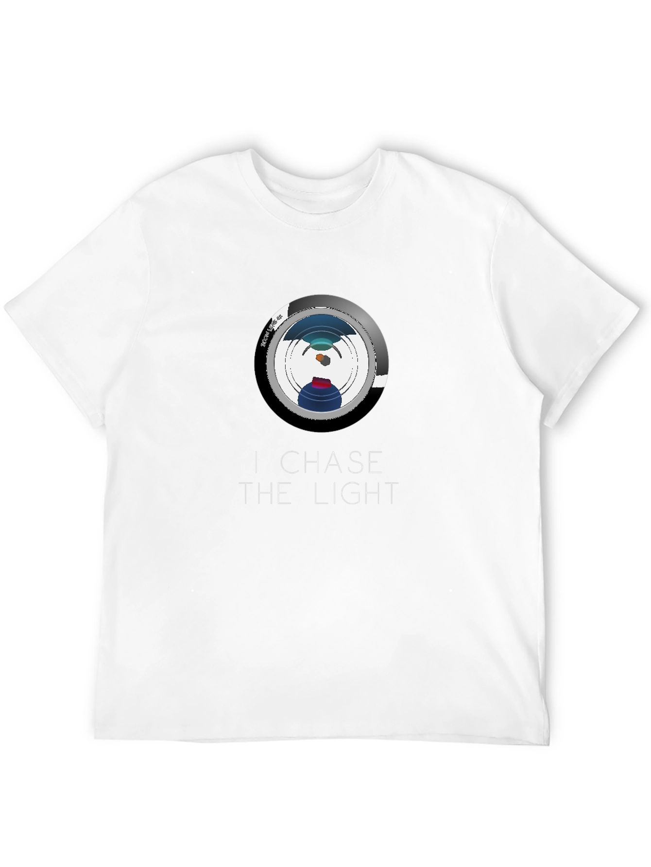 I Chase the Light Black Graphic Tee