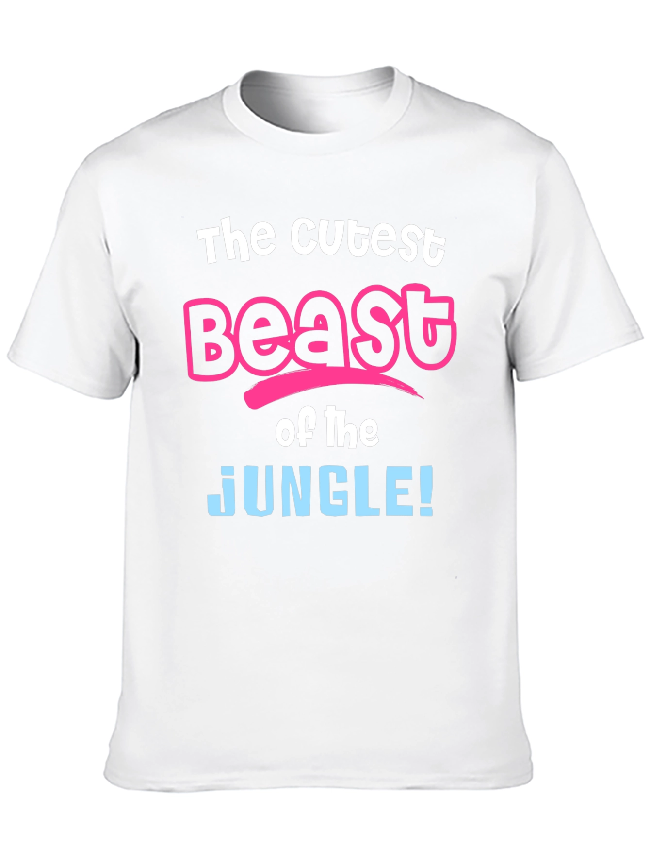Cutest Beast of the Jungle Black T-Shirt