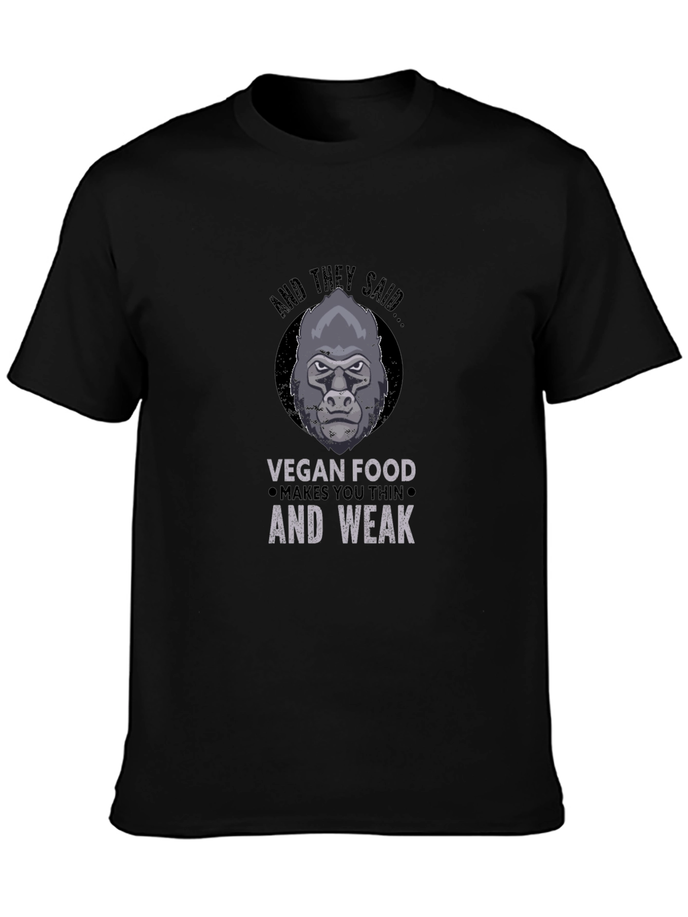 Vegan Gorilla T-Shirt: Strong Vegan Apparel