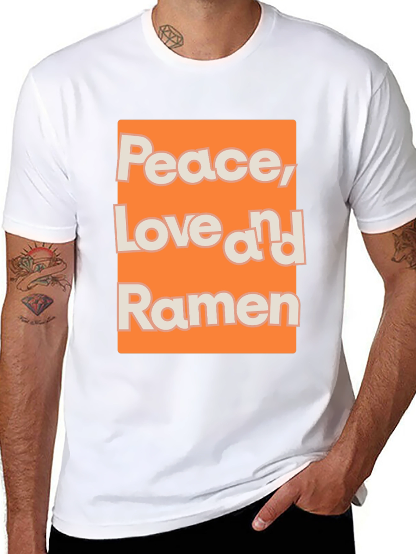 Peace Love Ramen Graphic Tee