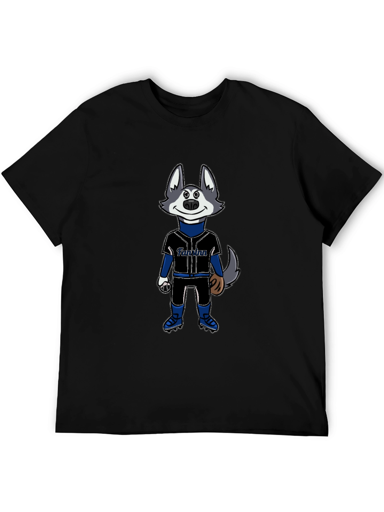 Funny Baseball Mascot Graphic T-Shirt