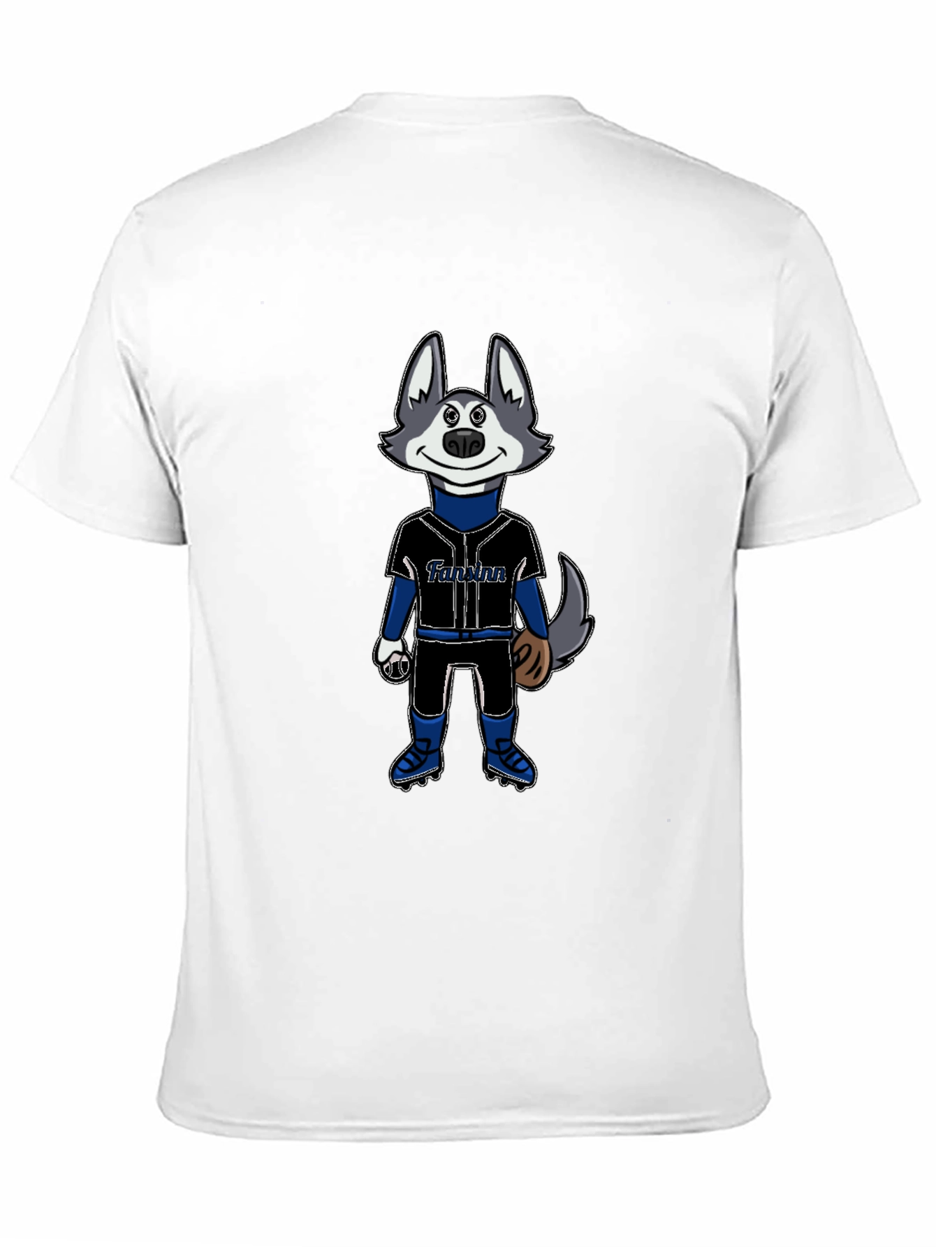 Funny Baseball Mascot Graphic T-Shirt