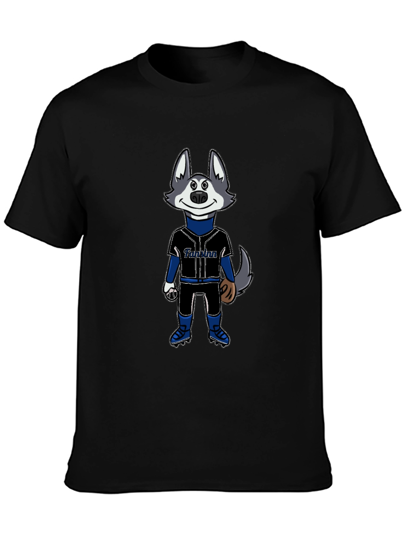 Funny Baseball Mascot Graphic T-Shirt