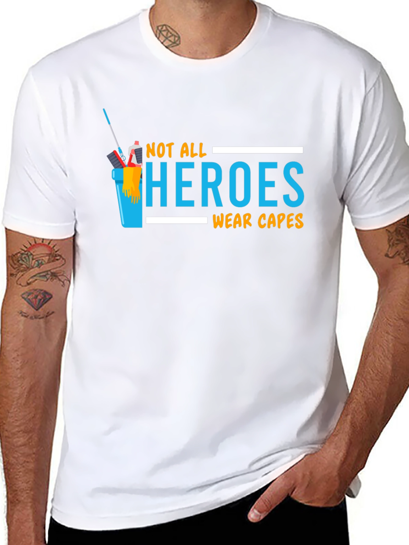 Not All Heroes Wear Capes T-Shirt