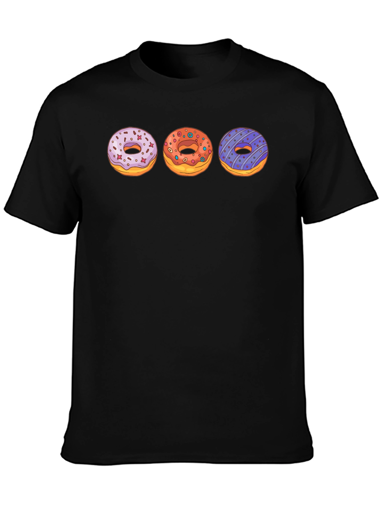 Donut Graphic T-Shirt - Trendy Casual Tee