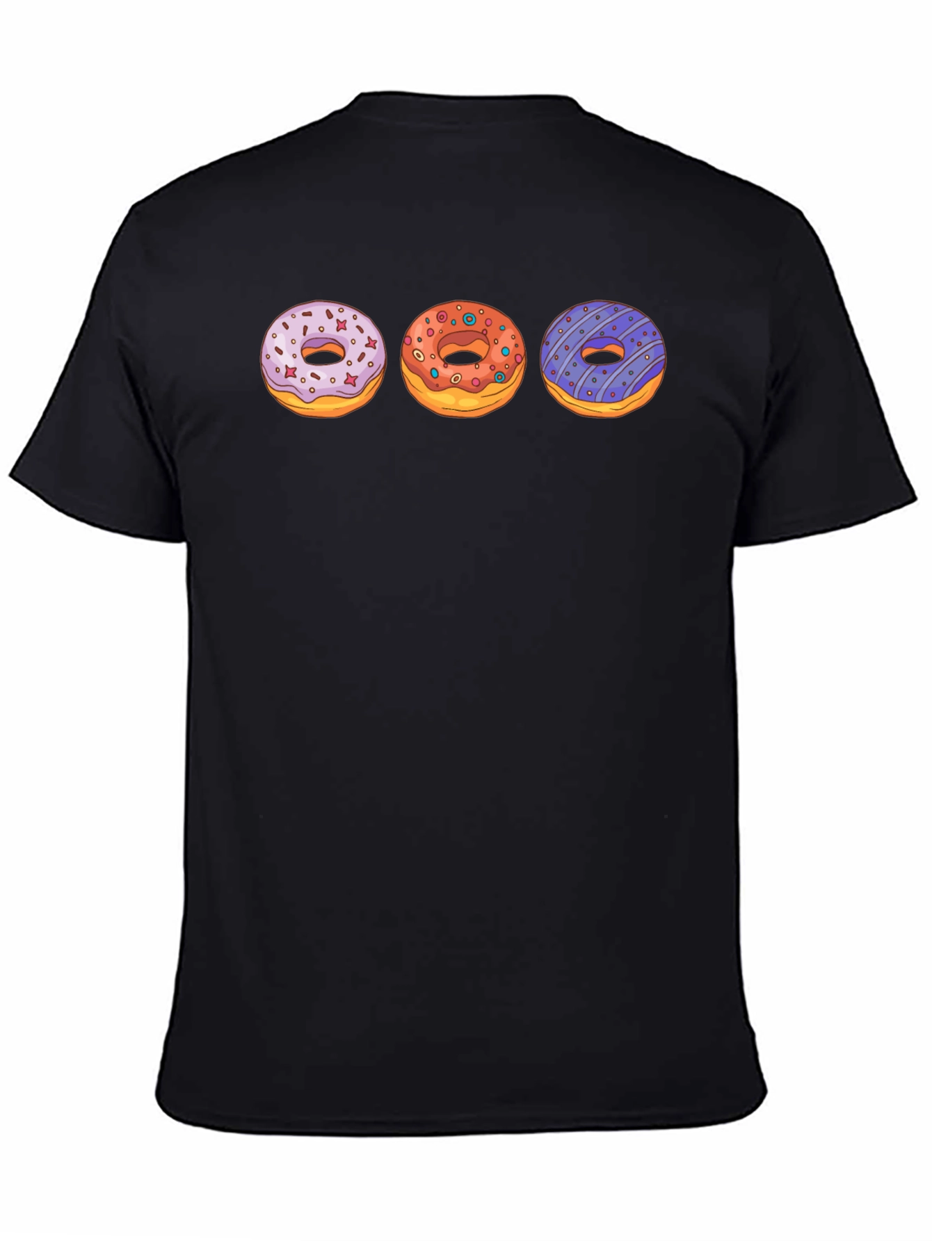 Donut Graphic T-Shirt - Trendy Casual Tee