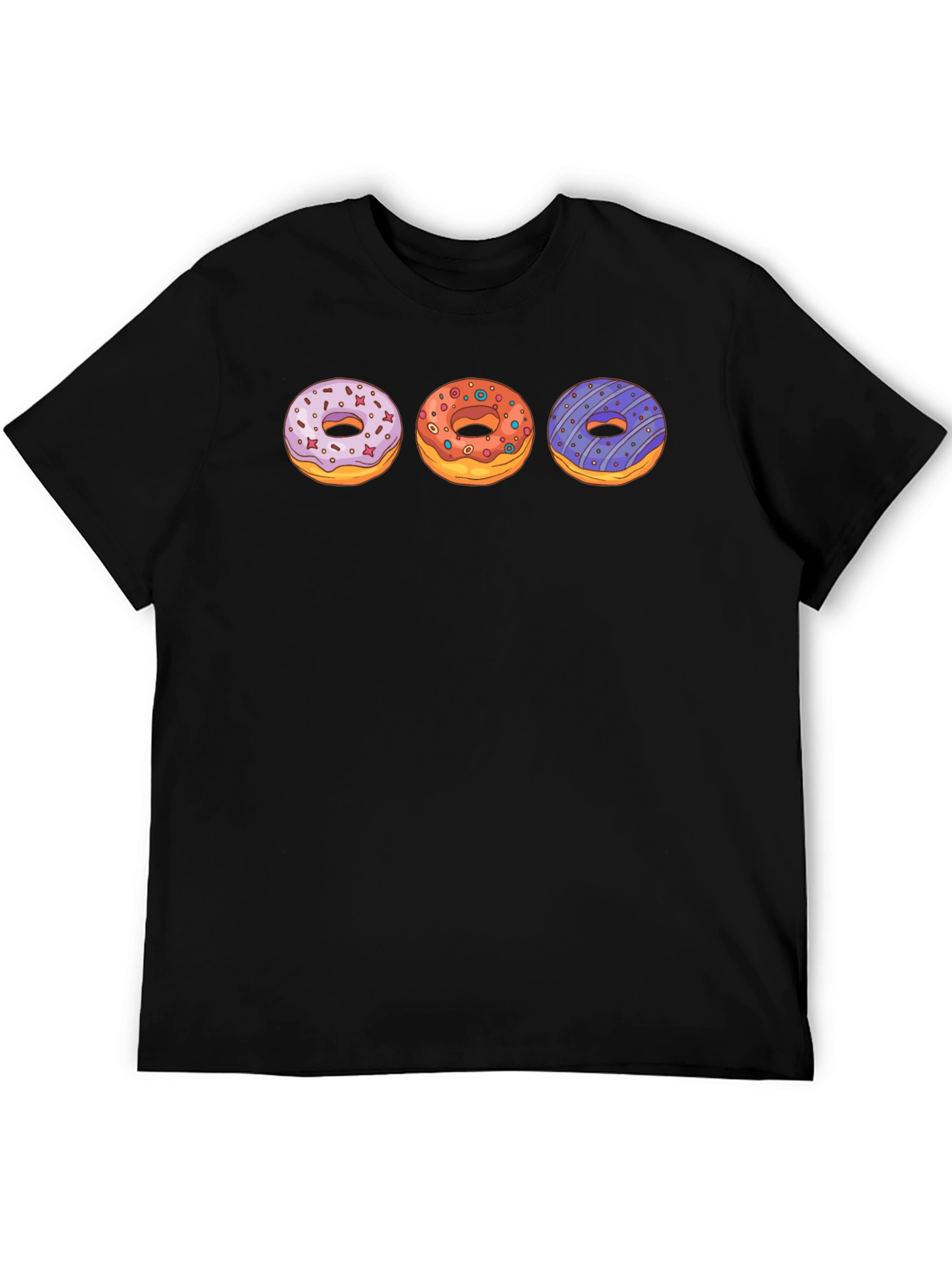 Donut Graphic T-Shirt - Trendy Casual Tee