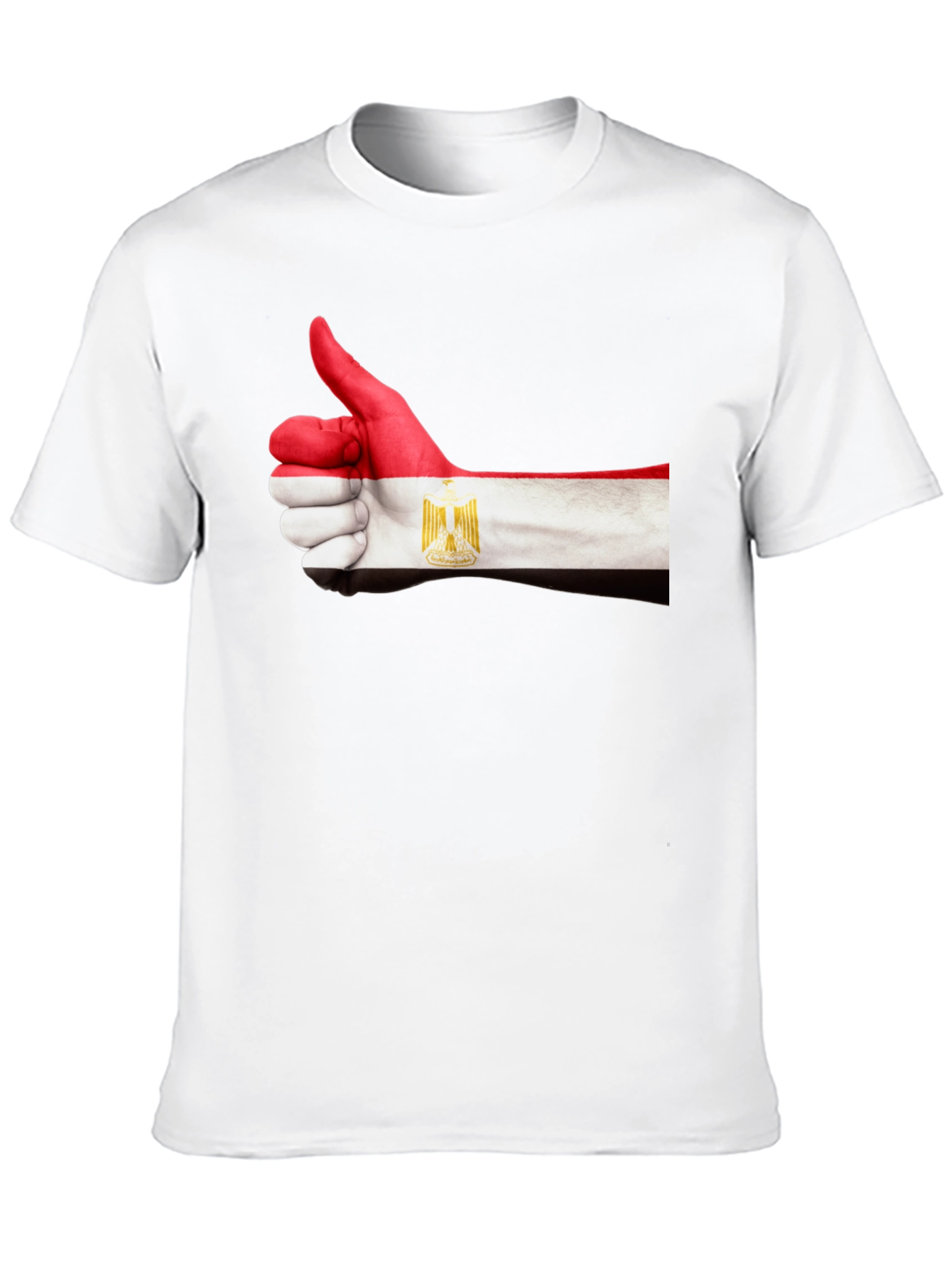 Egypt Flag Hand Thumbs Up T-Shirt