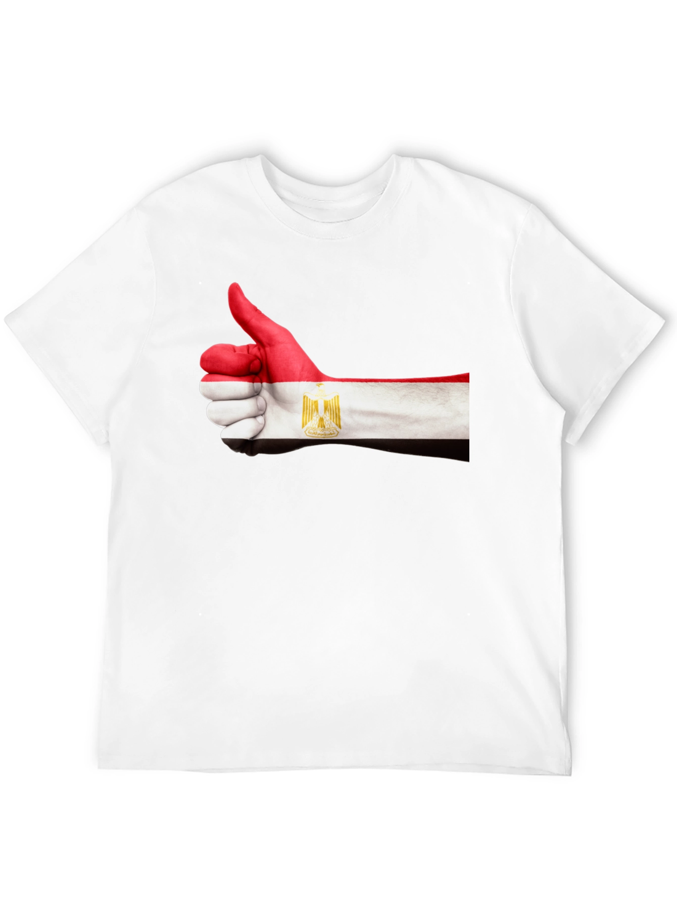 Egypt Flag Hand Thumbs Up T-Shirt