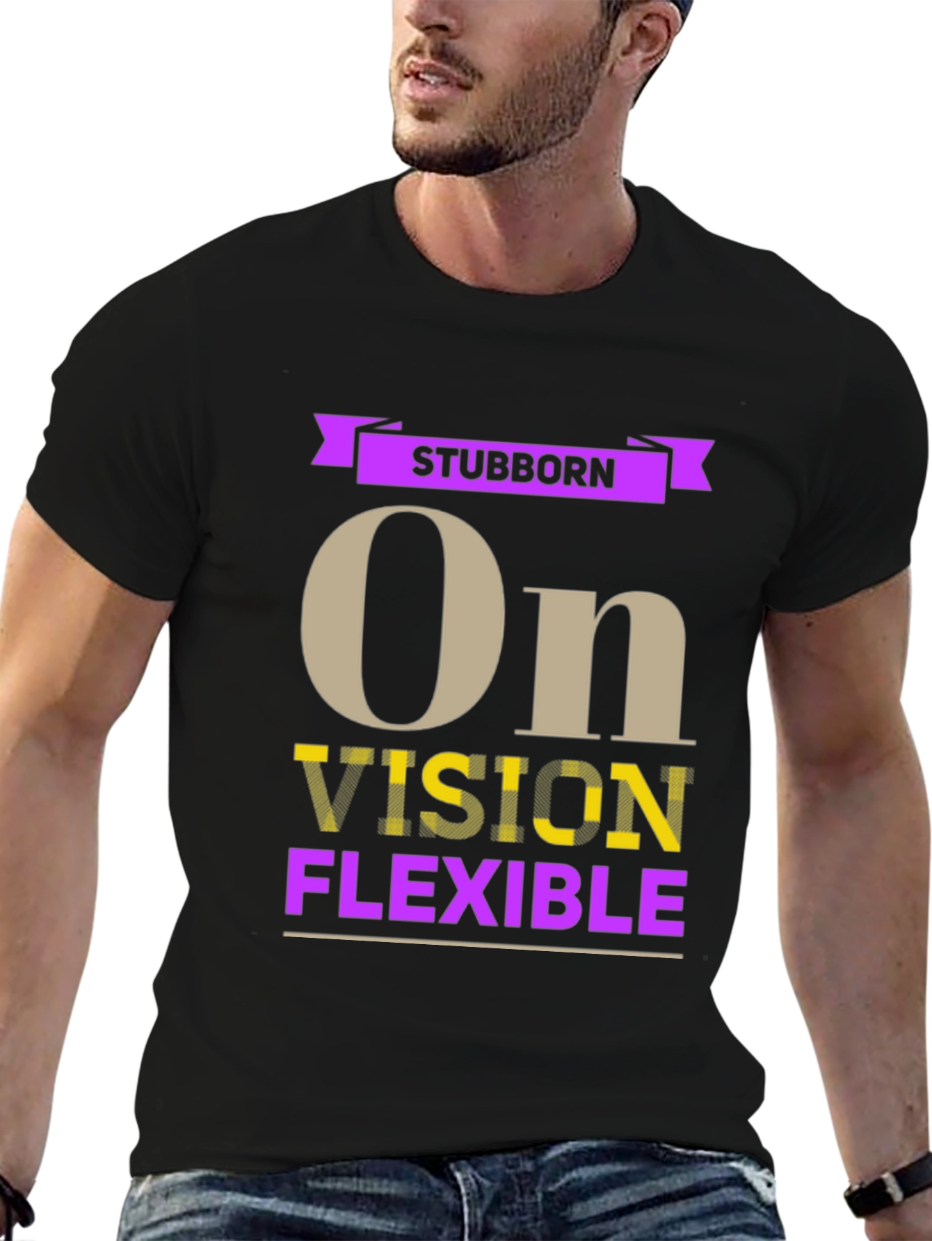 Stubborn Vision Flexible Graphic T-Shirt