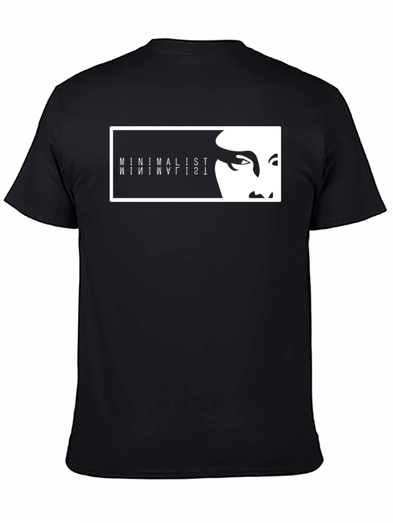 Minimalist Graphic Tee - Stylish Black Shirt