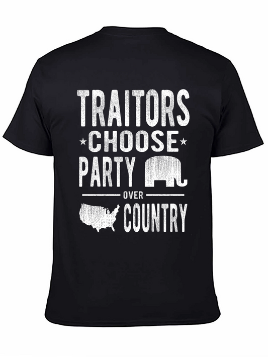 Traitors Party Over Country Graphic Tee